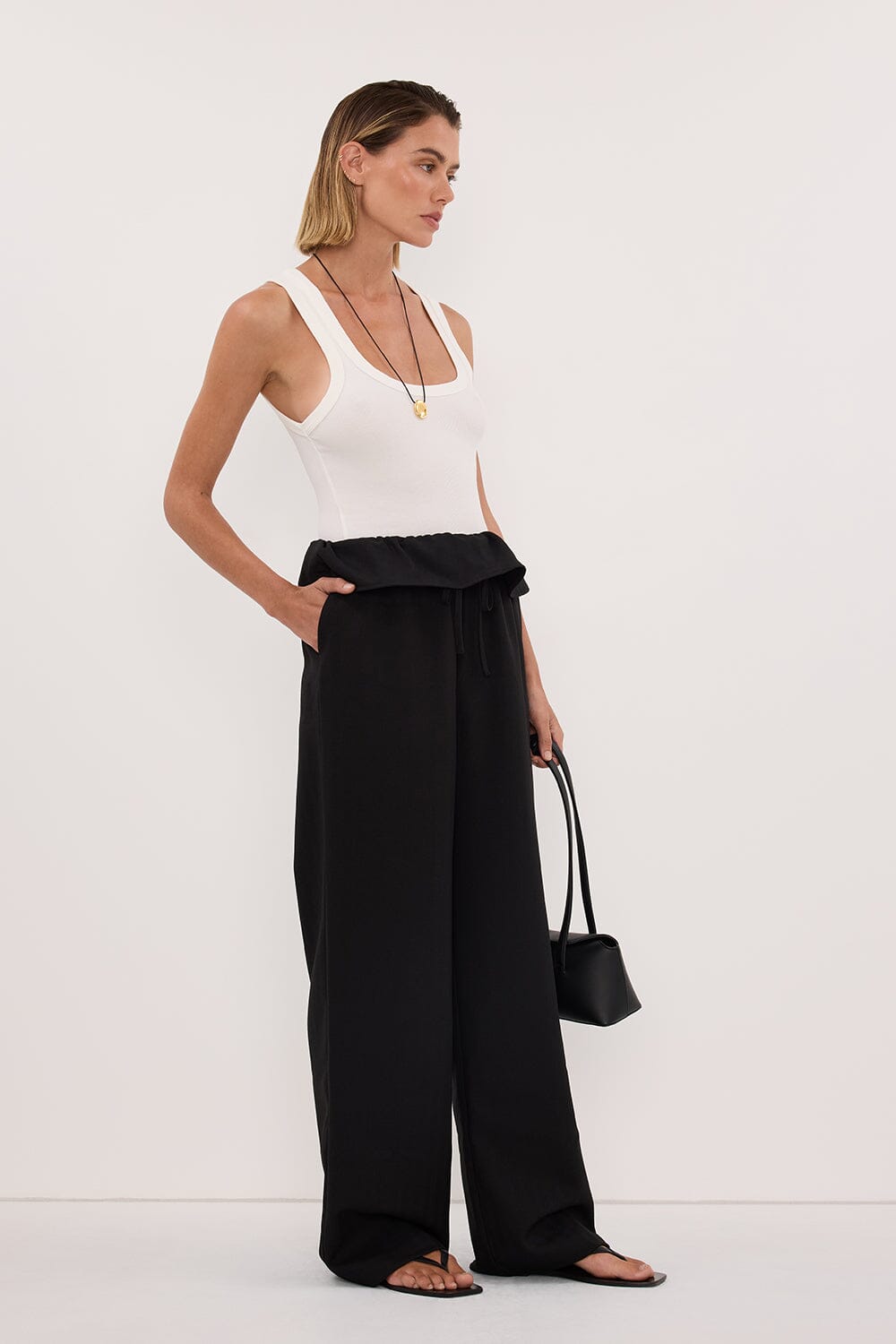 CYRUS BLACK FISHERMAN PANT
