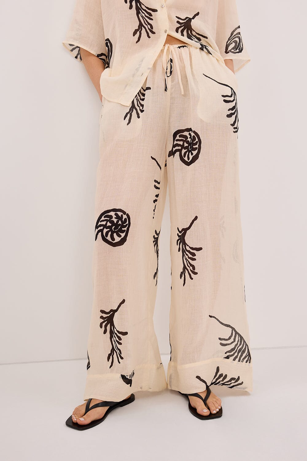 POSITANO SANDSTONE RAMIE PANT Clothing DISSH Boutiques 