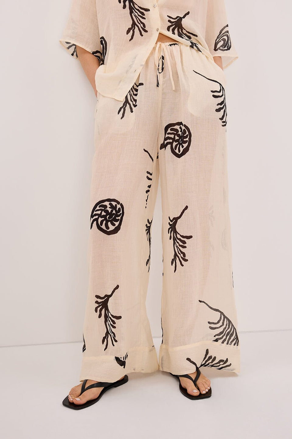 POSITANO SANDSTONE RAMIE PANT Clothing DISSH Boutiques 