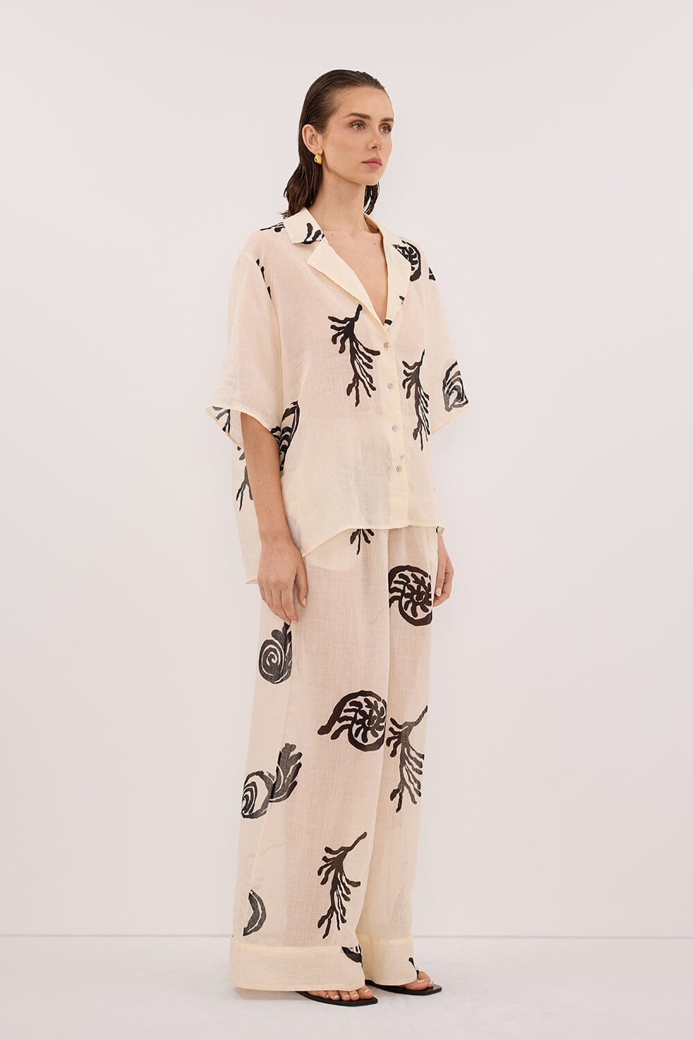 POSITANO SANDSTONE RAMIE PANT Clothing DISSH Boutiques 