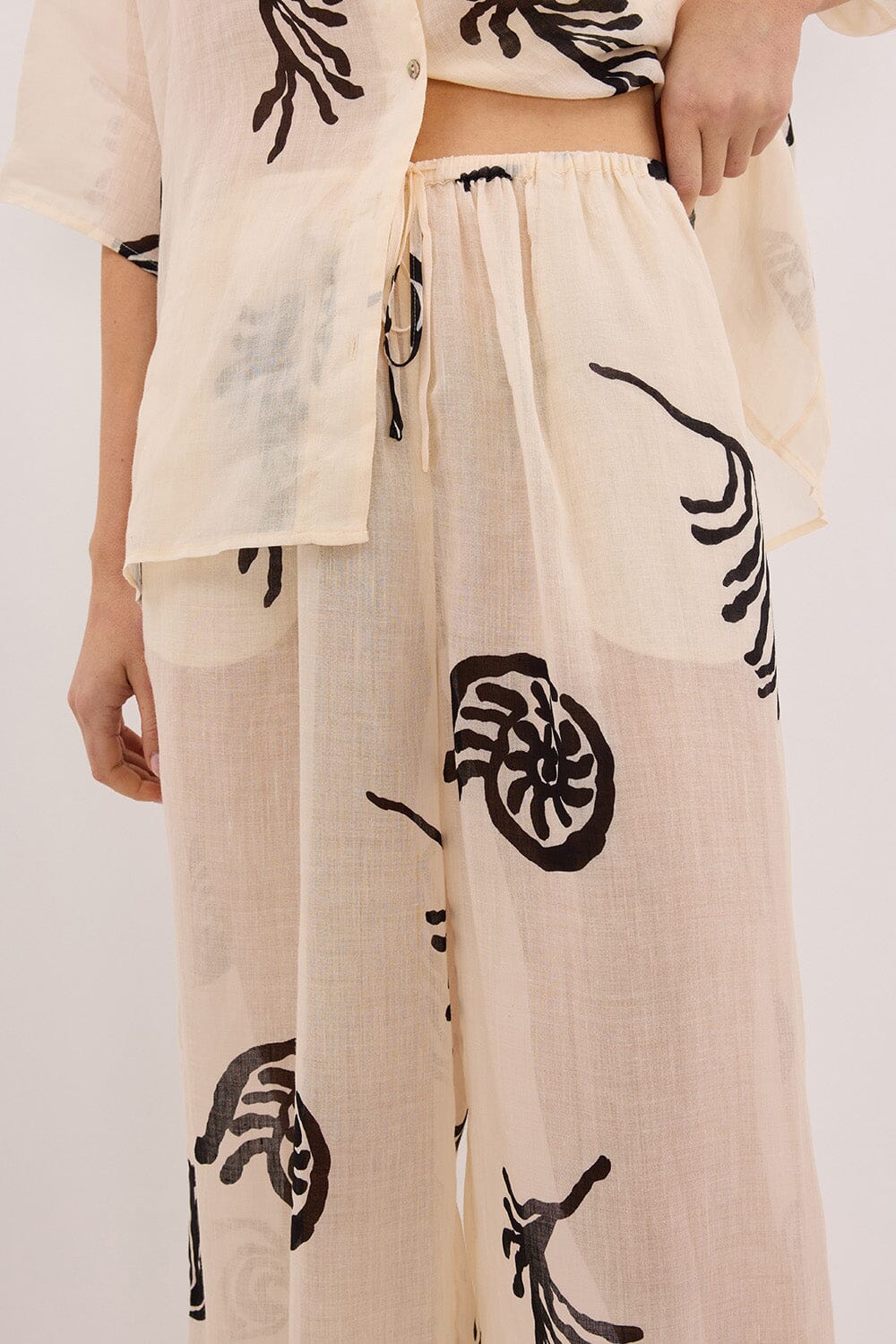 POSITANO SANDSTONE RAMIE PANT Clothing DISSH Boutiques 