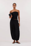 SHARI BLACK MODAL BALLOON PANT