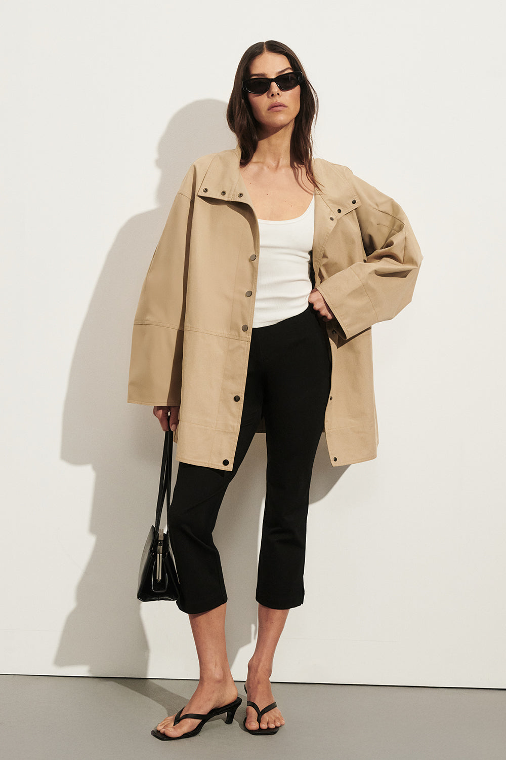 DEMI BLACK 7/8 CAPRI PANT