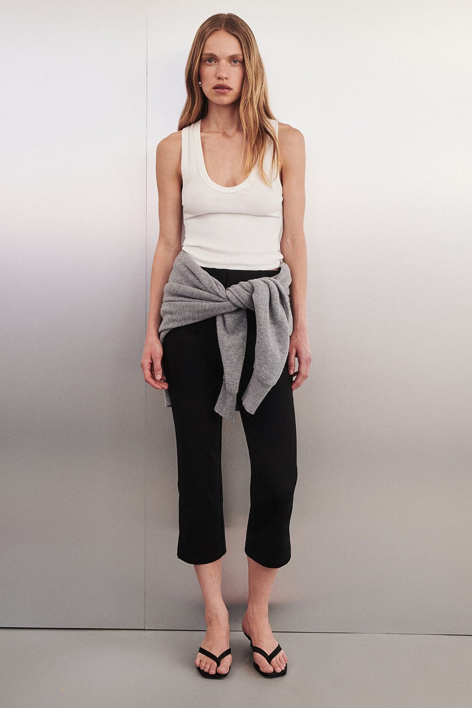 DEMI BLACK 7/8 CAPRI PANT Clothing DISSH Boutiques 