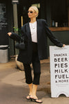 DEMI BLACK 7/8 CAPRI PANT