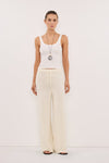 ORIA NATURAL COTTON KNIT PANT