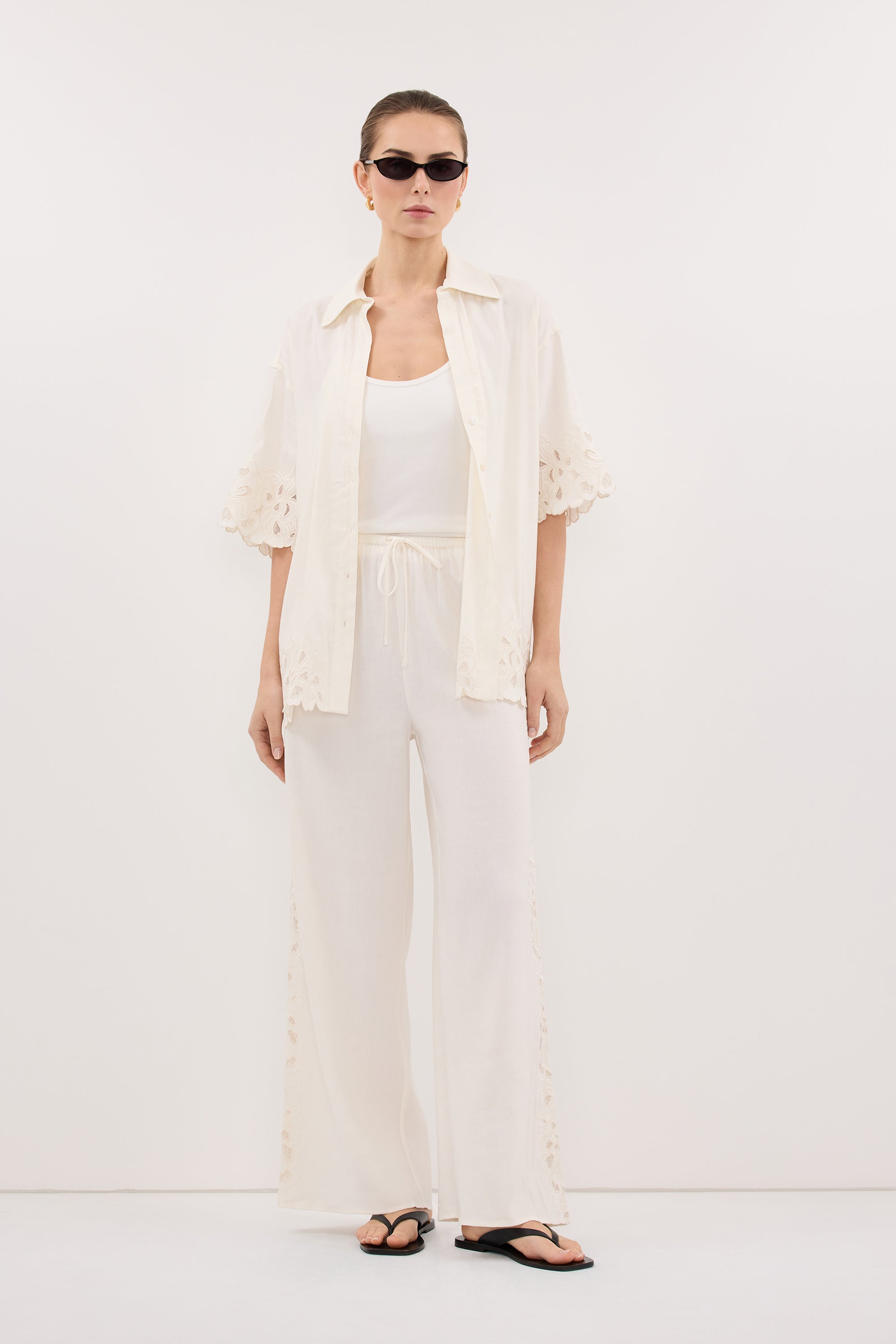ZARIA OFF WHITE PANT