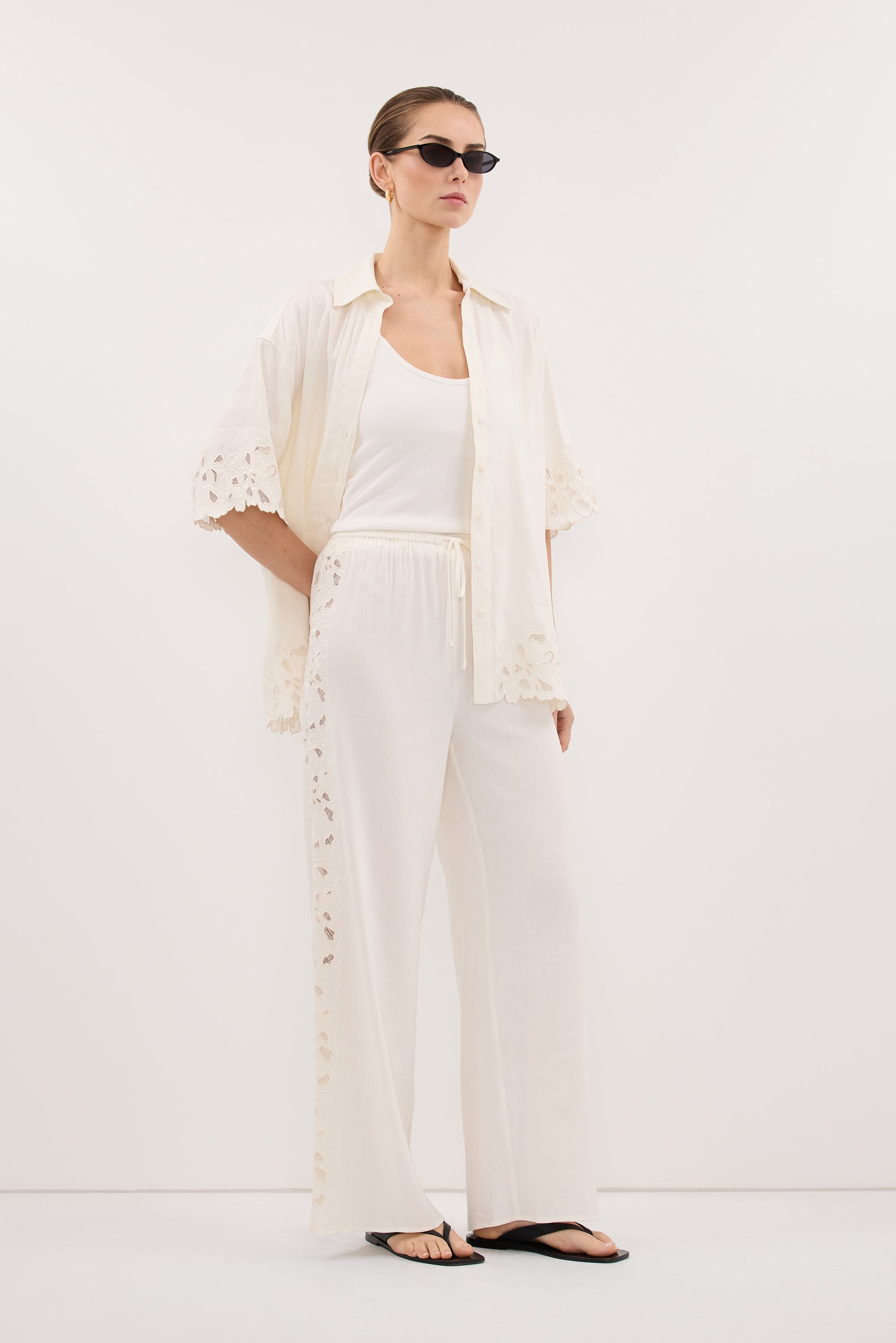ZARIA OFF WHITE PANT
