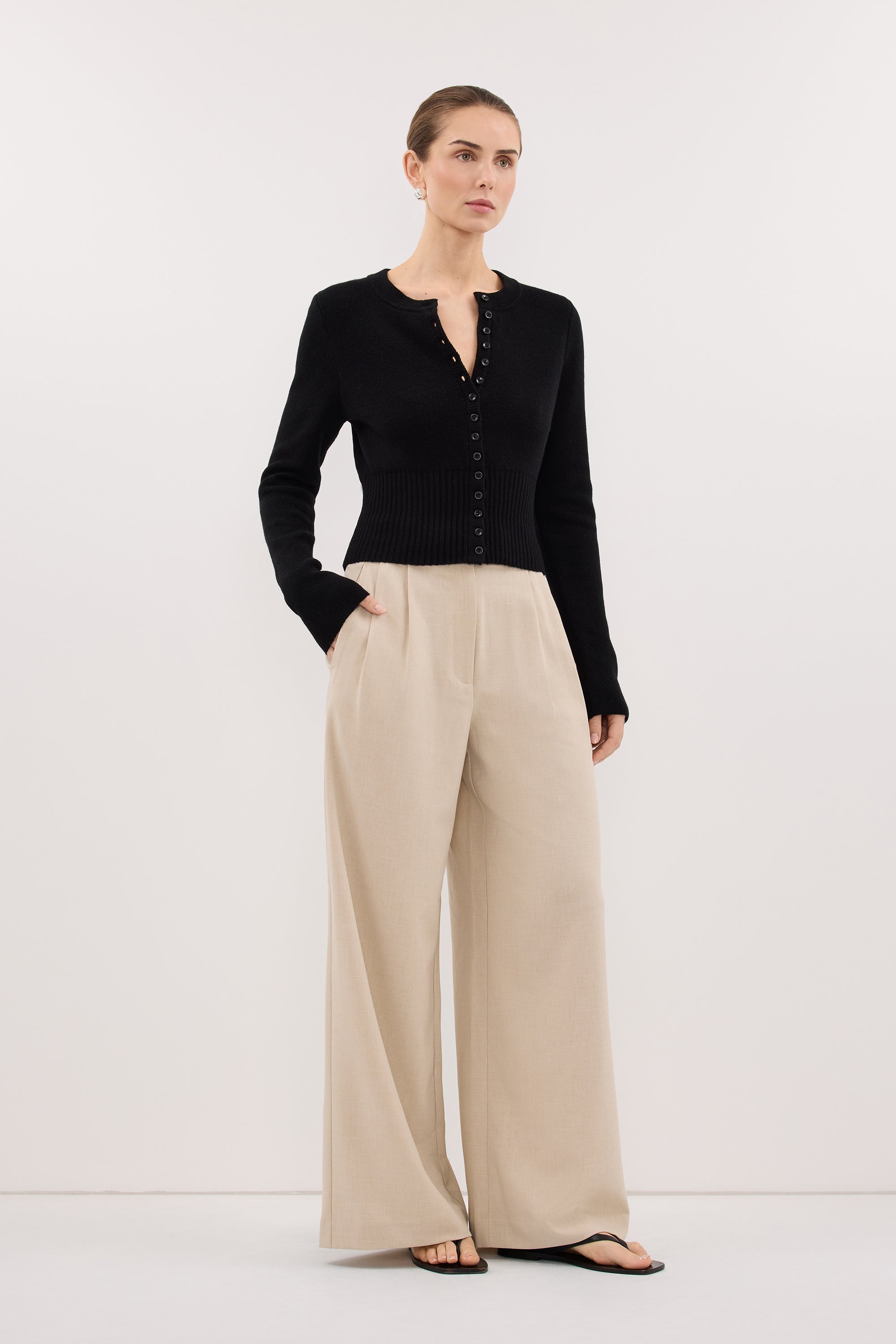 KENDALL OAT WIDE LEG PANT