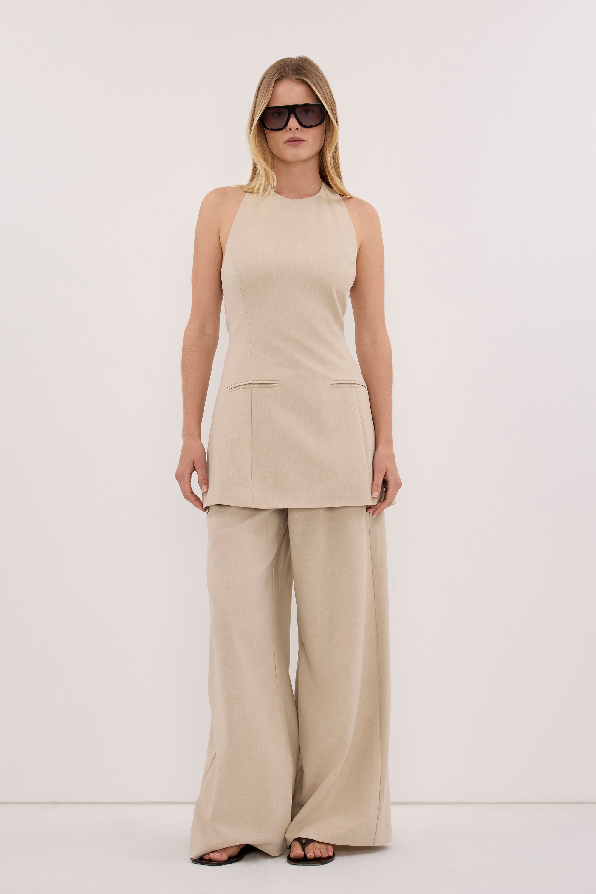 KENDALL OAT WIDE LEG PANT