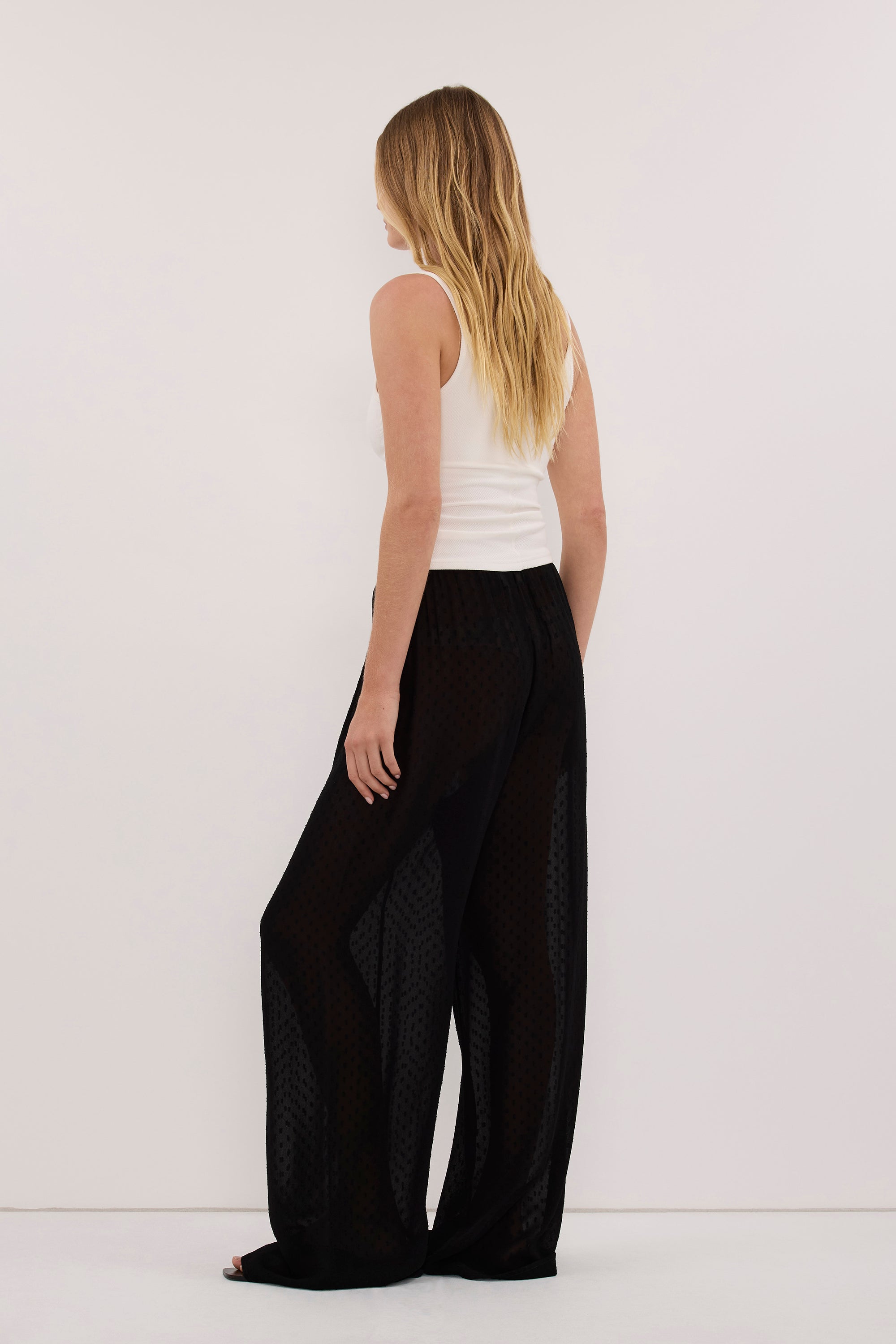 SALINA BLACK DOT PANT