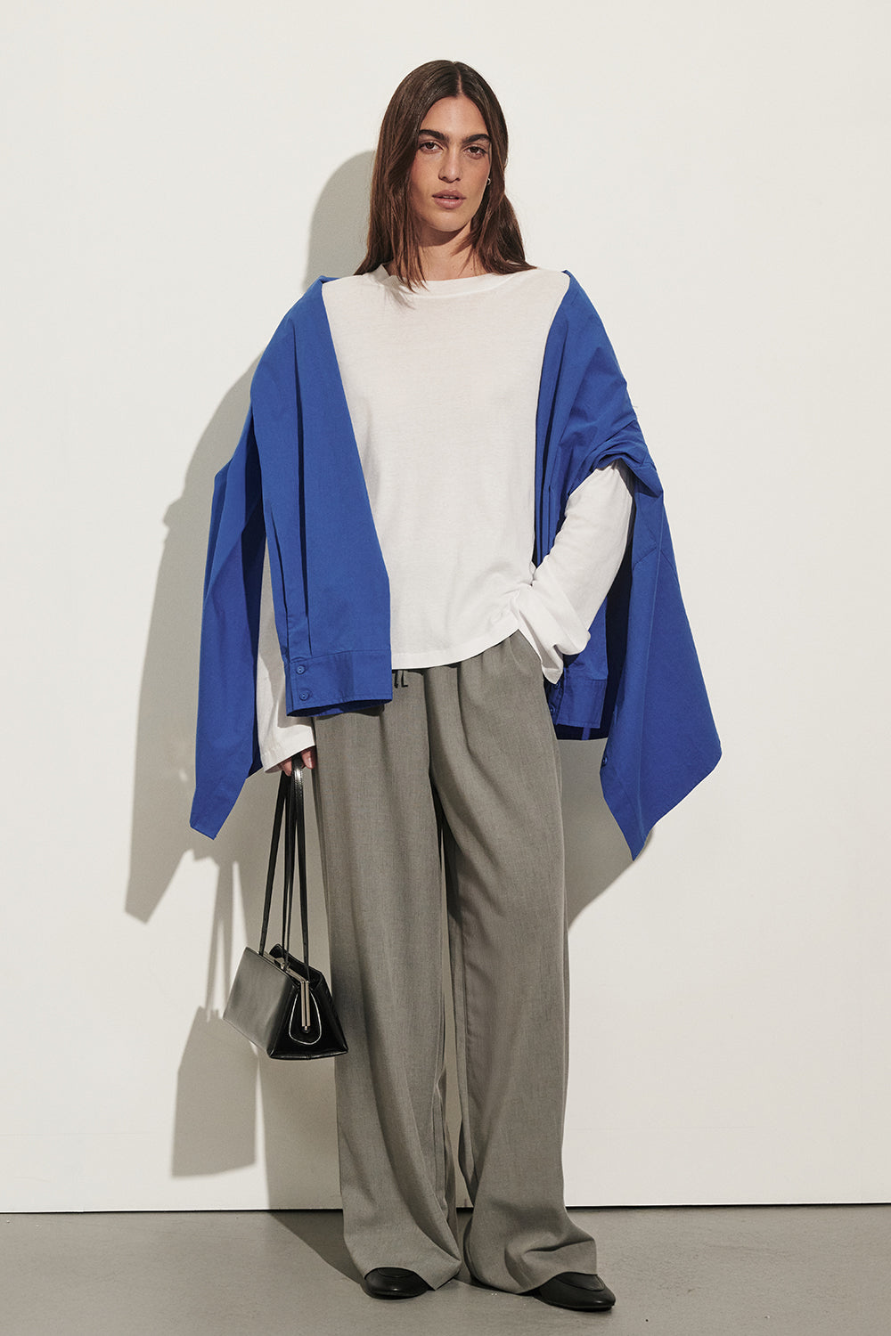 KENDALL STEEL GREY DRAWSTRING PANT