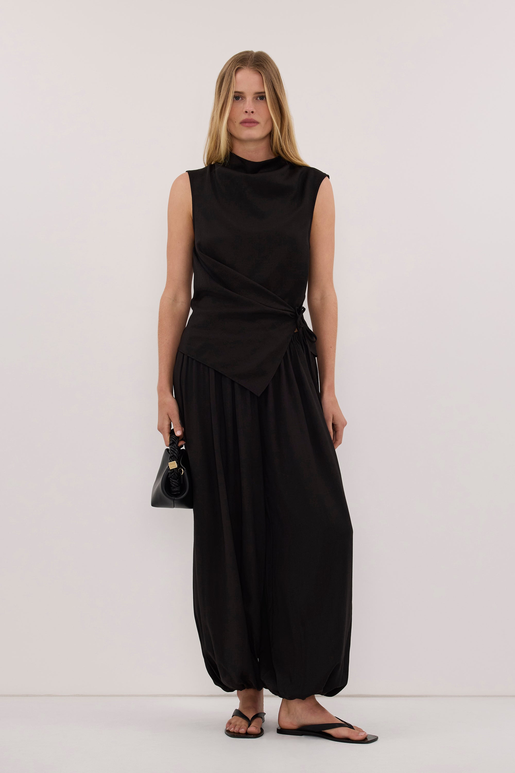 CALIA BLACK BALLOON PANT