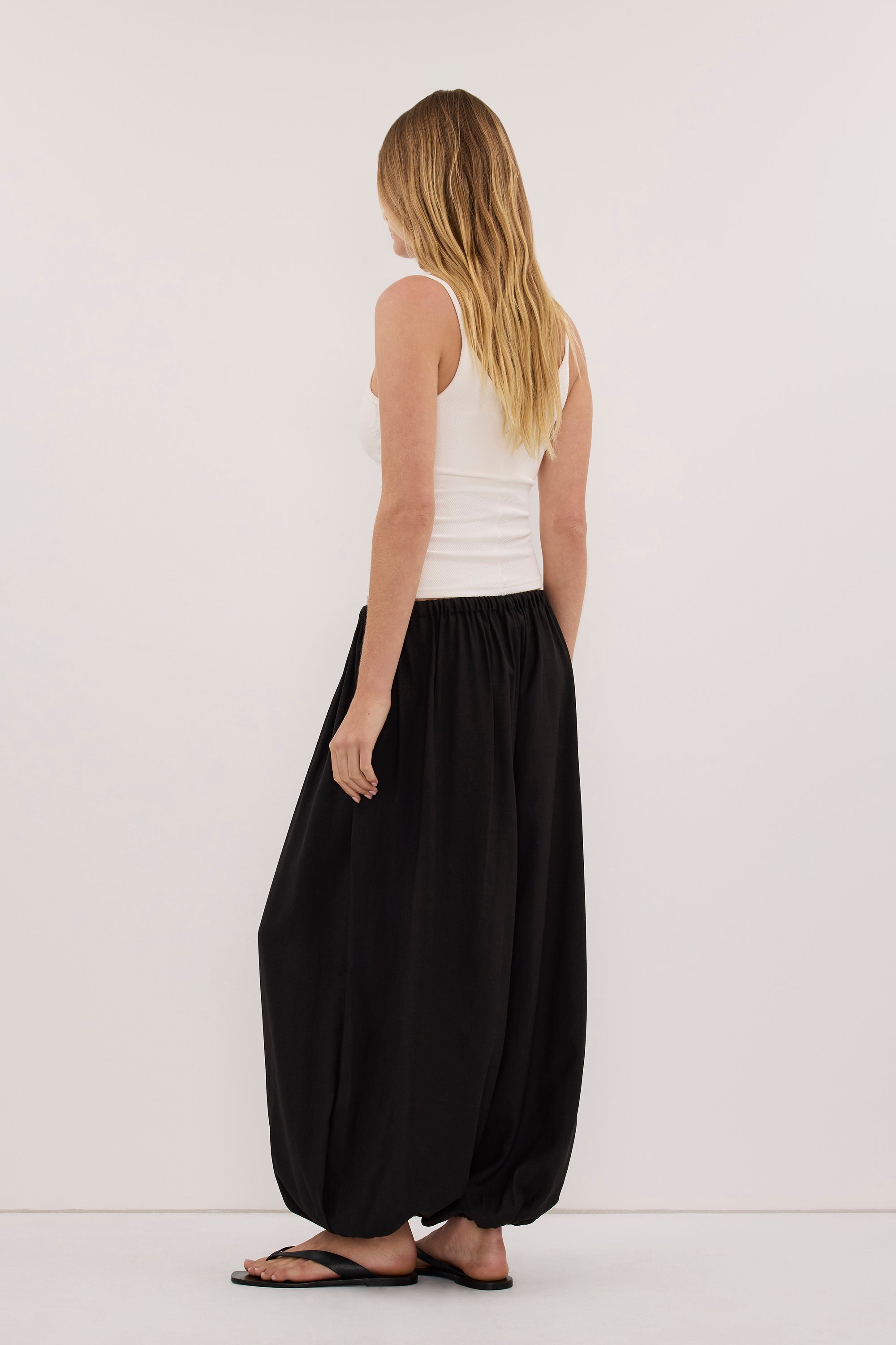 CALIA BLACK BALLOON PANT