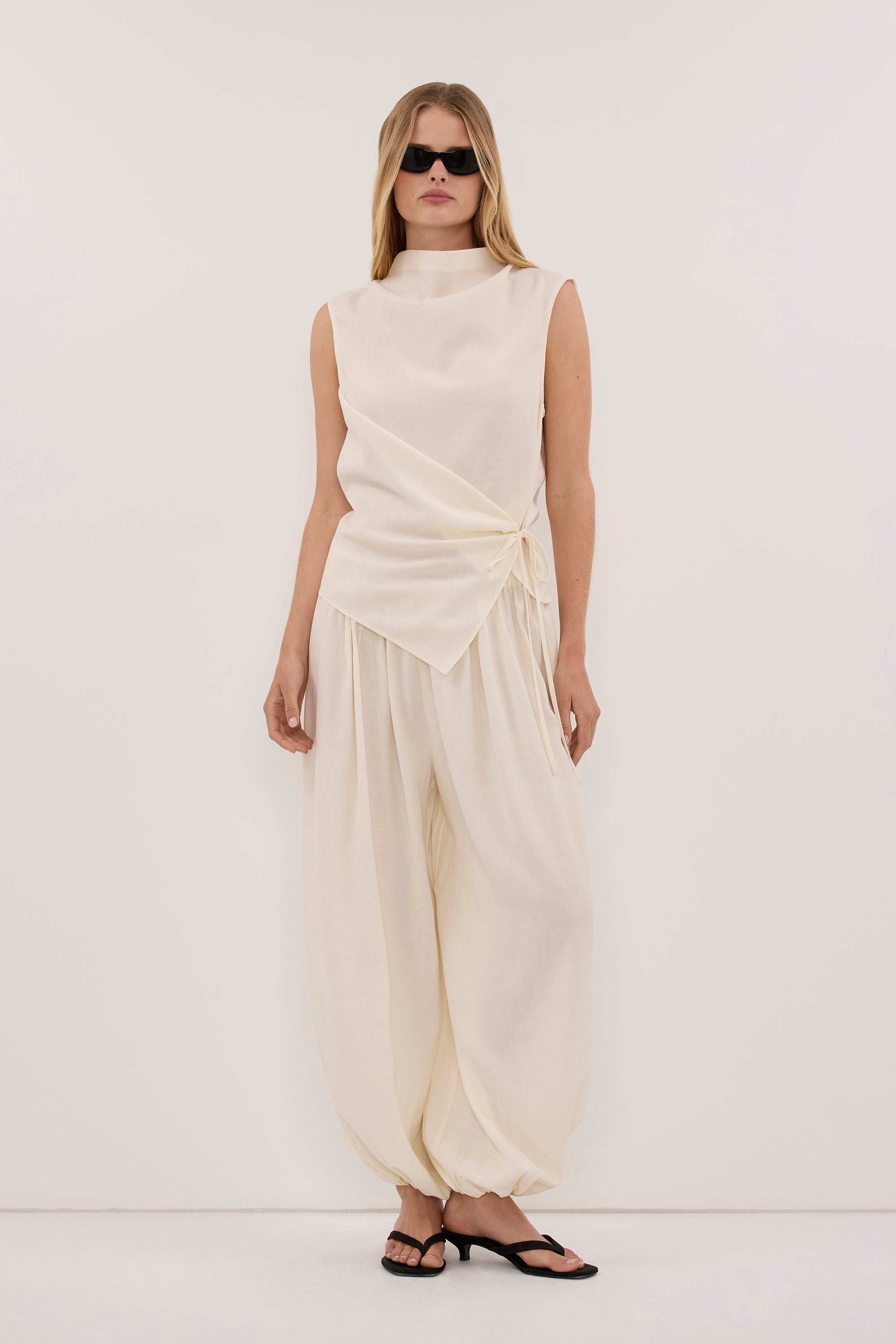 CALIA CREAM BALLOON PANT