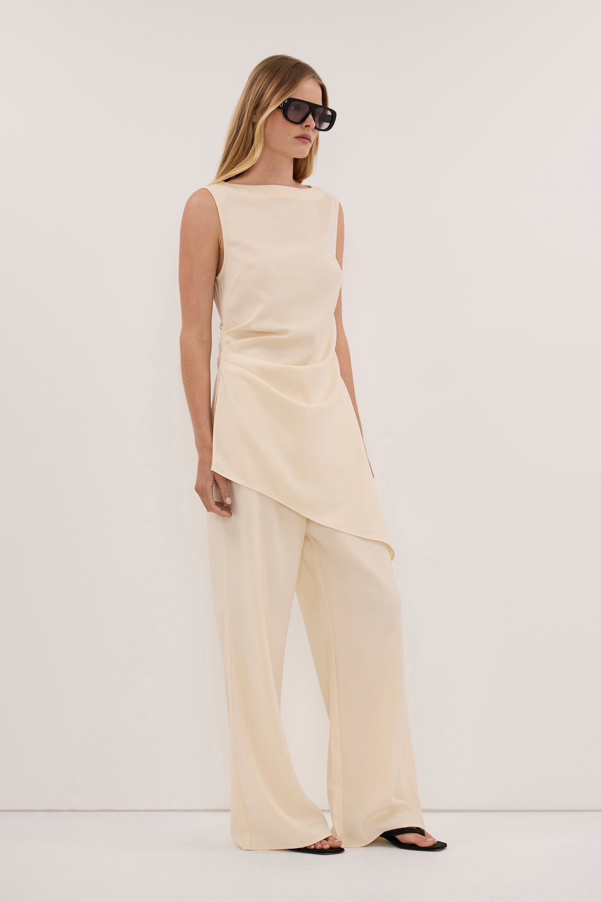 KENDALL BUTTER ELASTICATED PANT