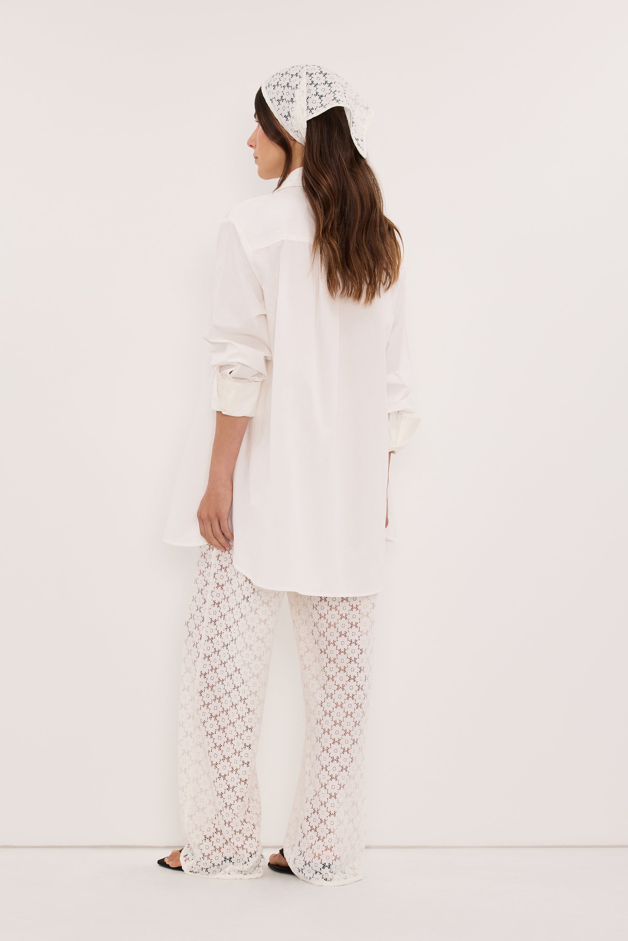 RENATA WHITE LACE PANT