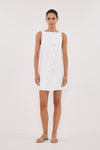 TOMMY WHITE LINEN MINI DRESS