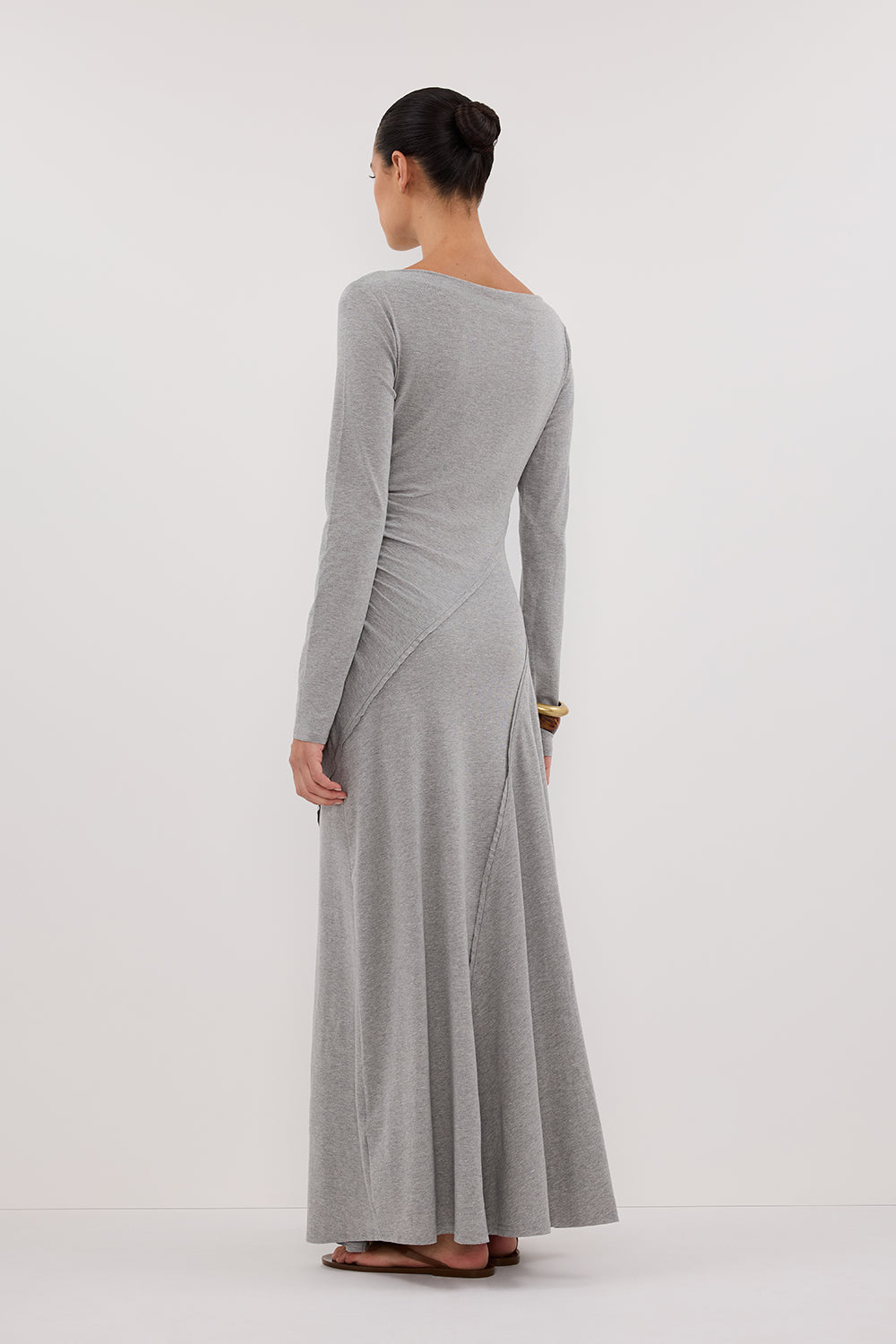 HADLEY SILVER SLEEVED MAXI DRESS Clothing DISSH Boutiques 