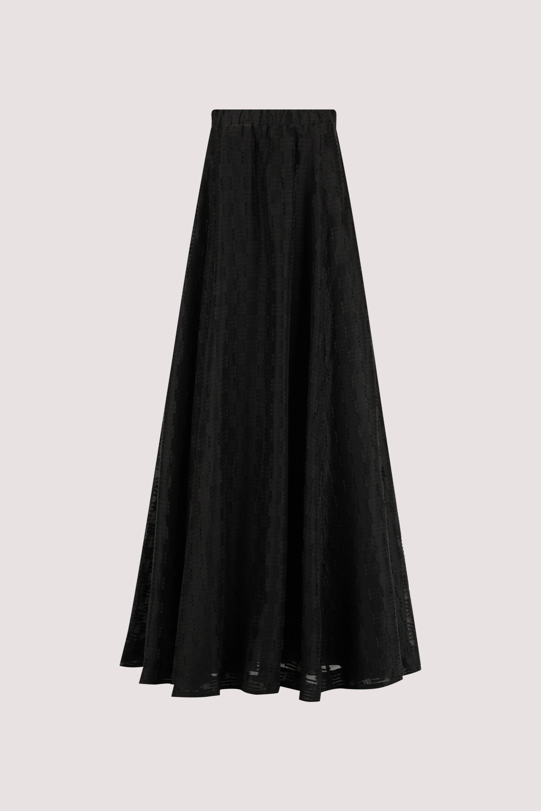 ELBA BLACK SHEER STRAPLESS MIDI DRESS Clothing DISSH Boutiques 