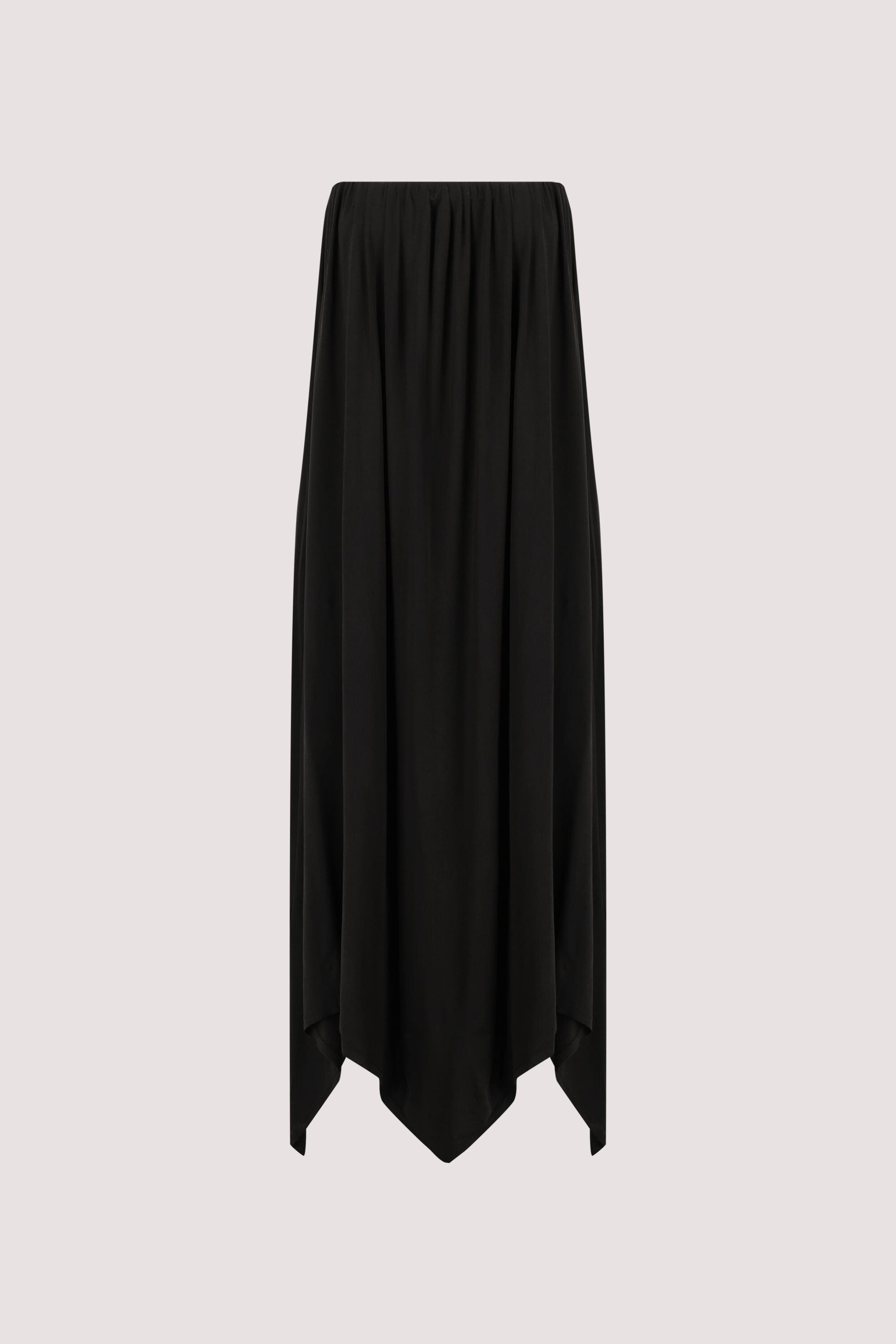 AVA BLACK STRAPELESS MIDI DRESS
