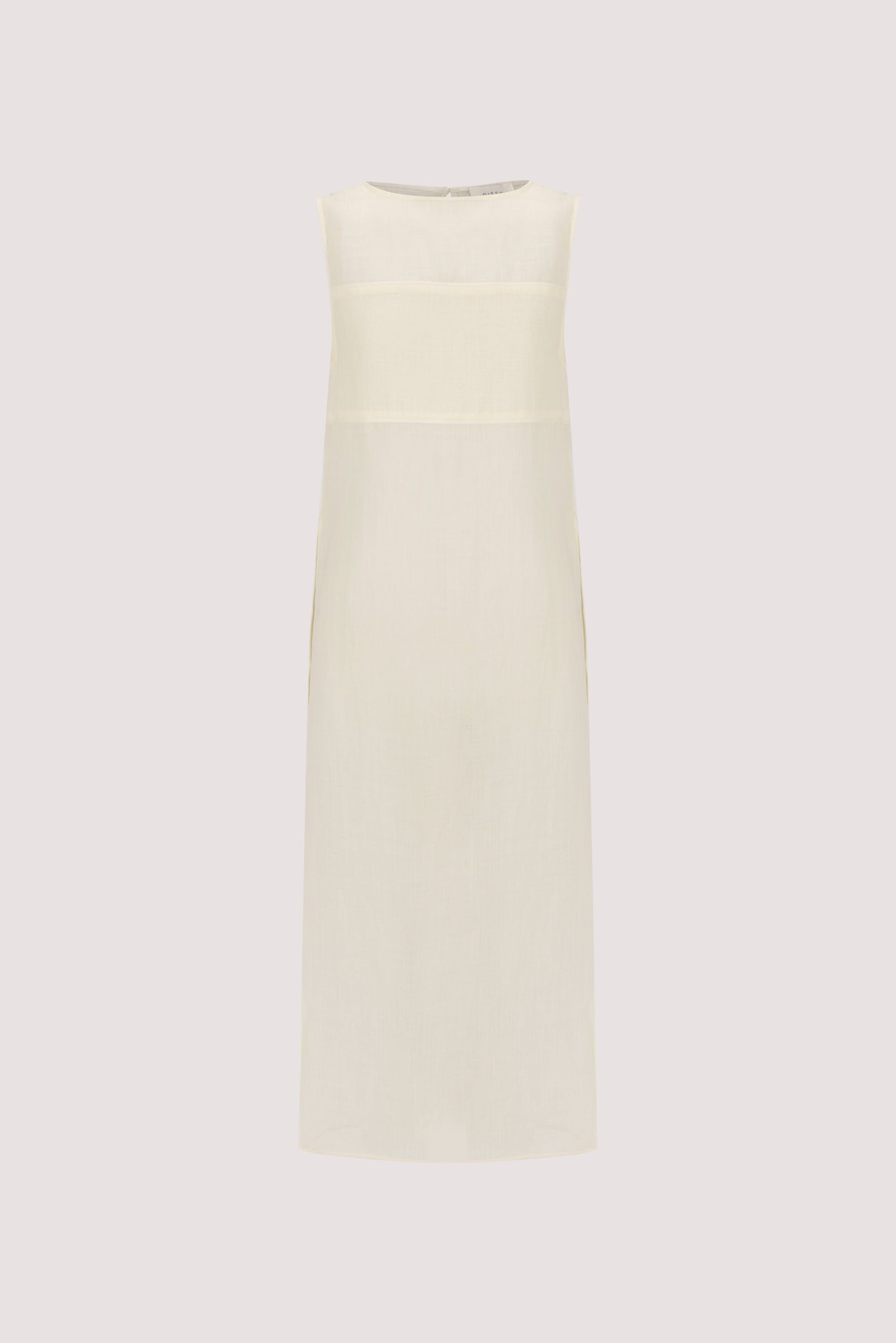 KAI STRAW SLEEVELESS RAMIE TUNIC TOP