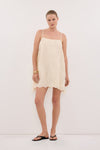 CORDELIA SANDSTONE RAMIE MINI DRESS - PRE ORDER