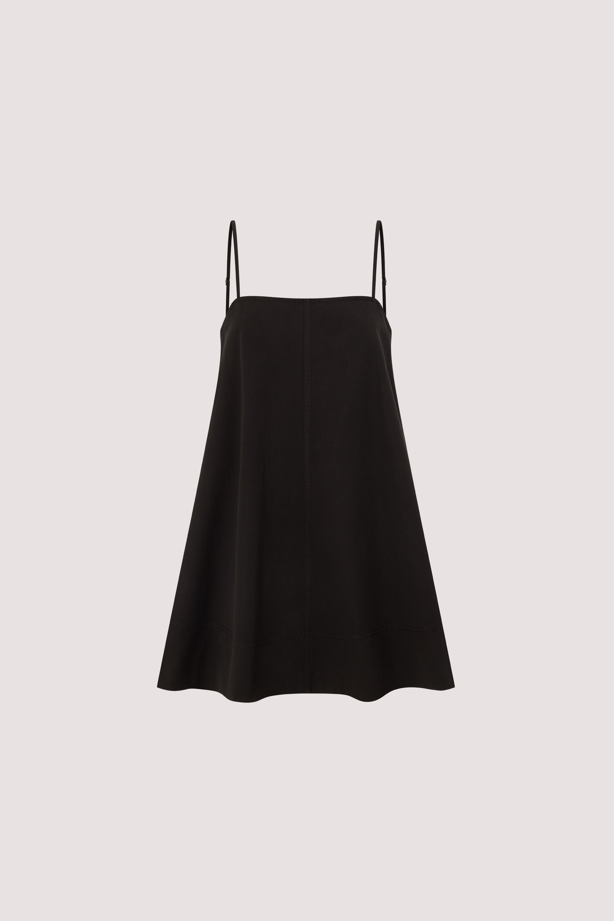 DANI BLACK COTTON MINI DRESS