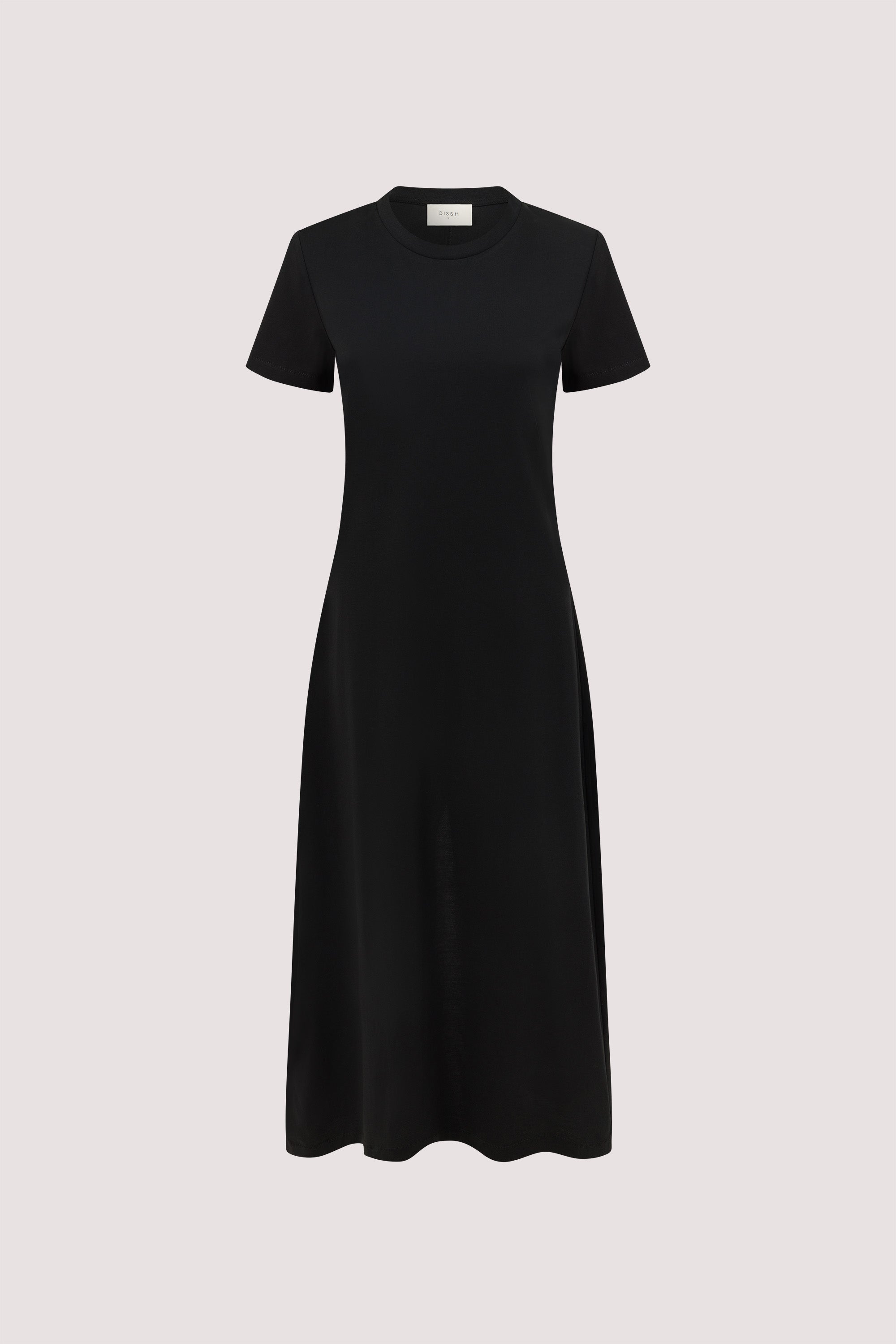 DARCY BLACK SHOULDER PAD MAXI DRESS