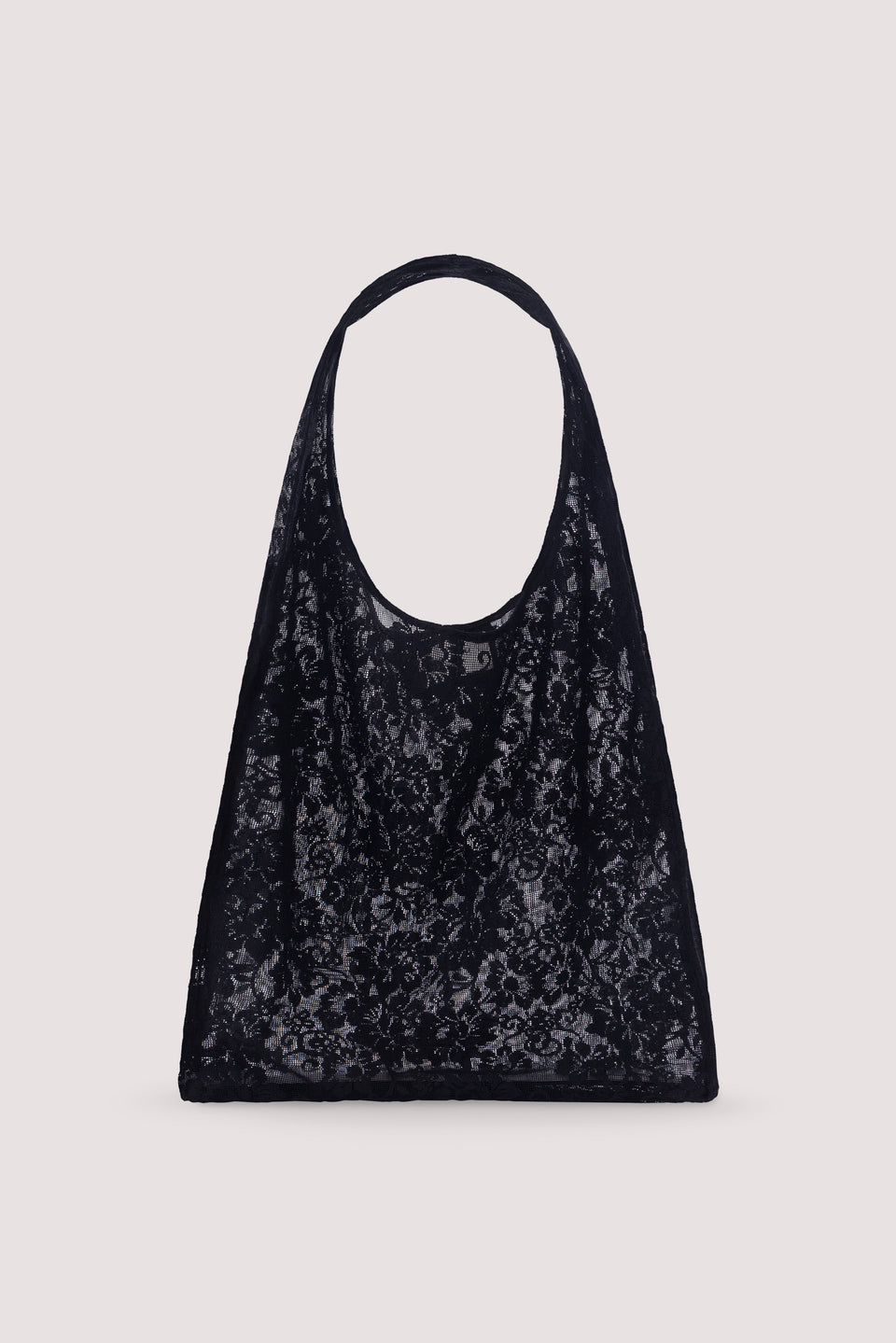 ANYA BLACK LACE SHOULDER BAG