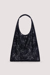 ANYA BLACK LACE SHOULDER BAG