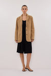 HENDRIX PAMPAS OVERSIZED SUEDE LEATHER JACKET