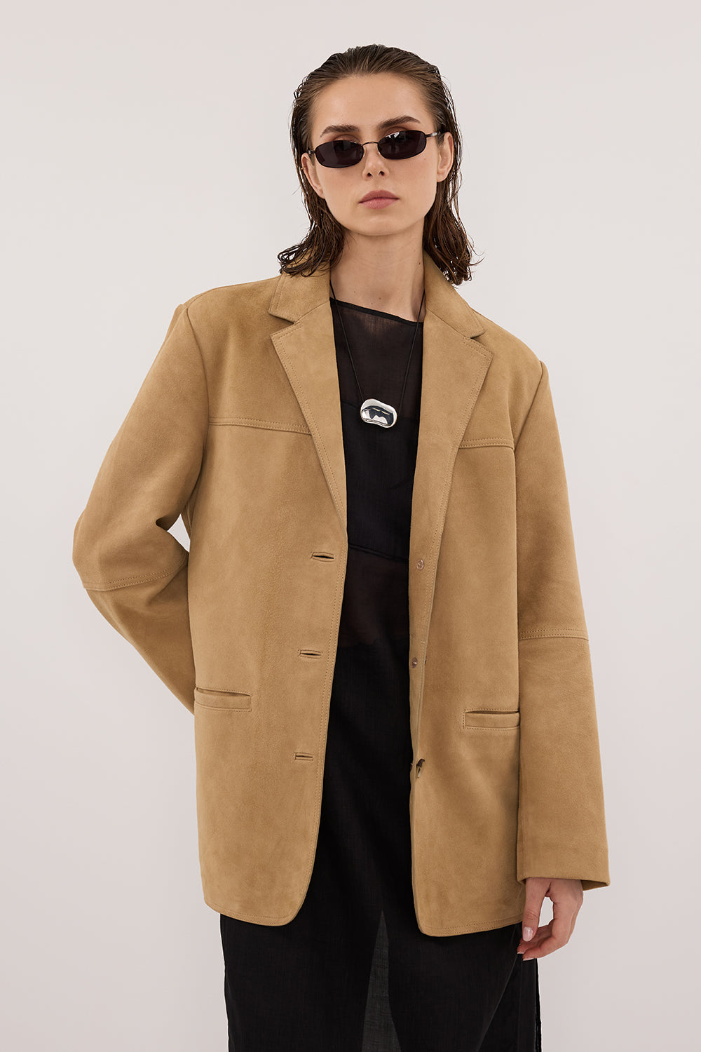 HENDRIX PAMPAS OVERSIZED SUEDE LEATHER JACKET | Dissh