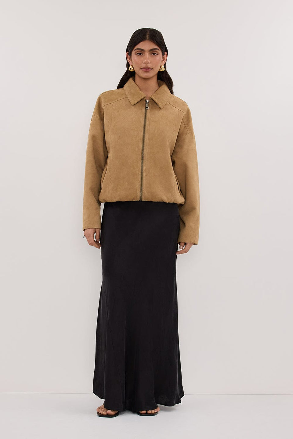 DENVER PAMPAS SUEDE BOMBER JACKET Clothing DISSH Boutiques 