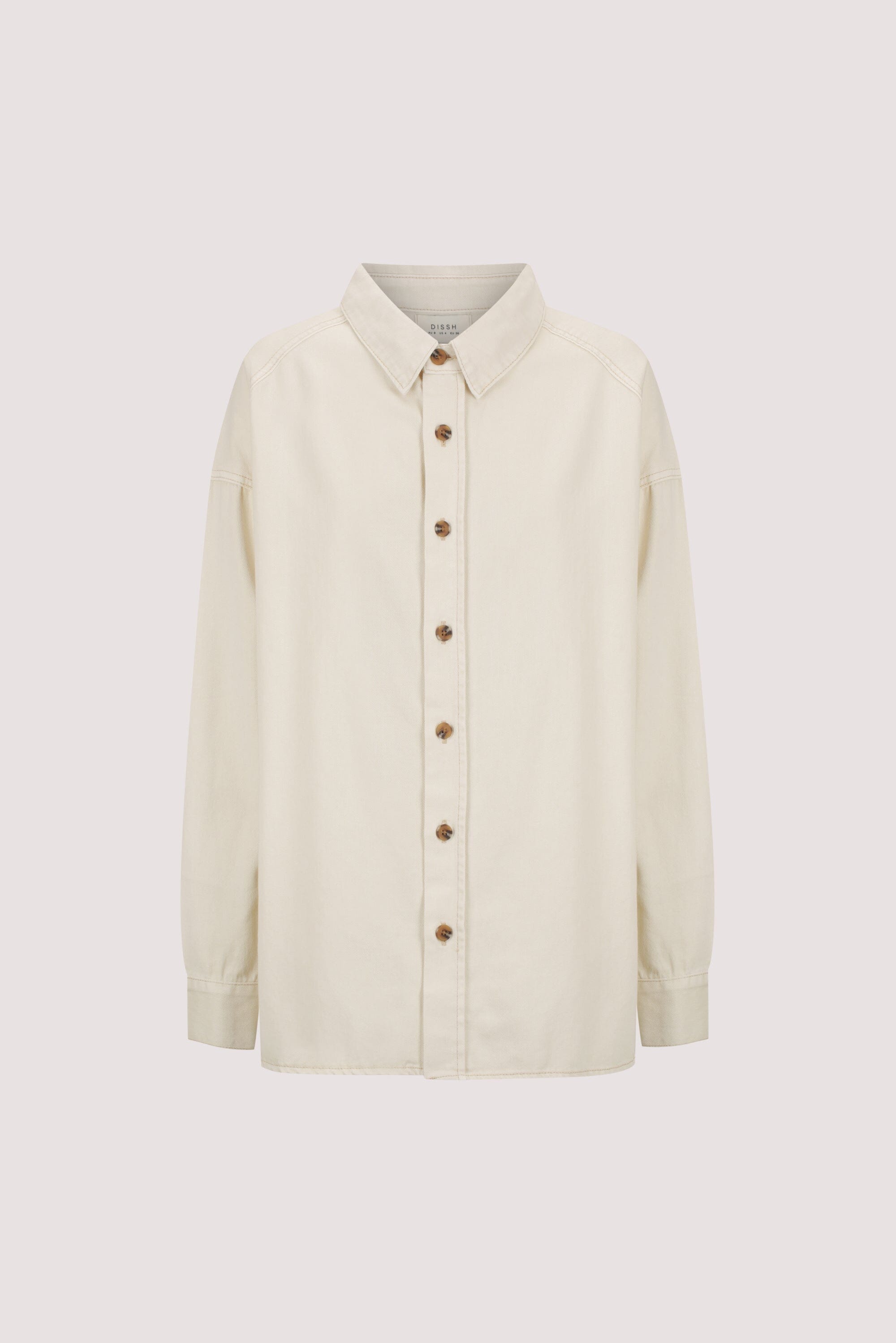ASHTON NATURAL OVERSIZED DENIM SHIRT Clothing DISSH Boutiques 