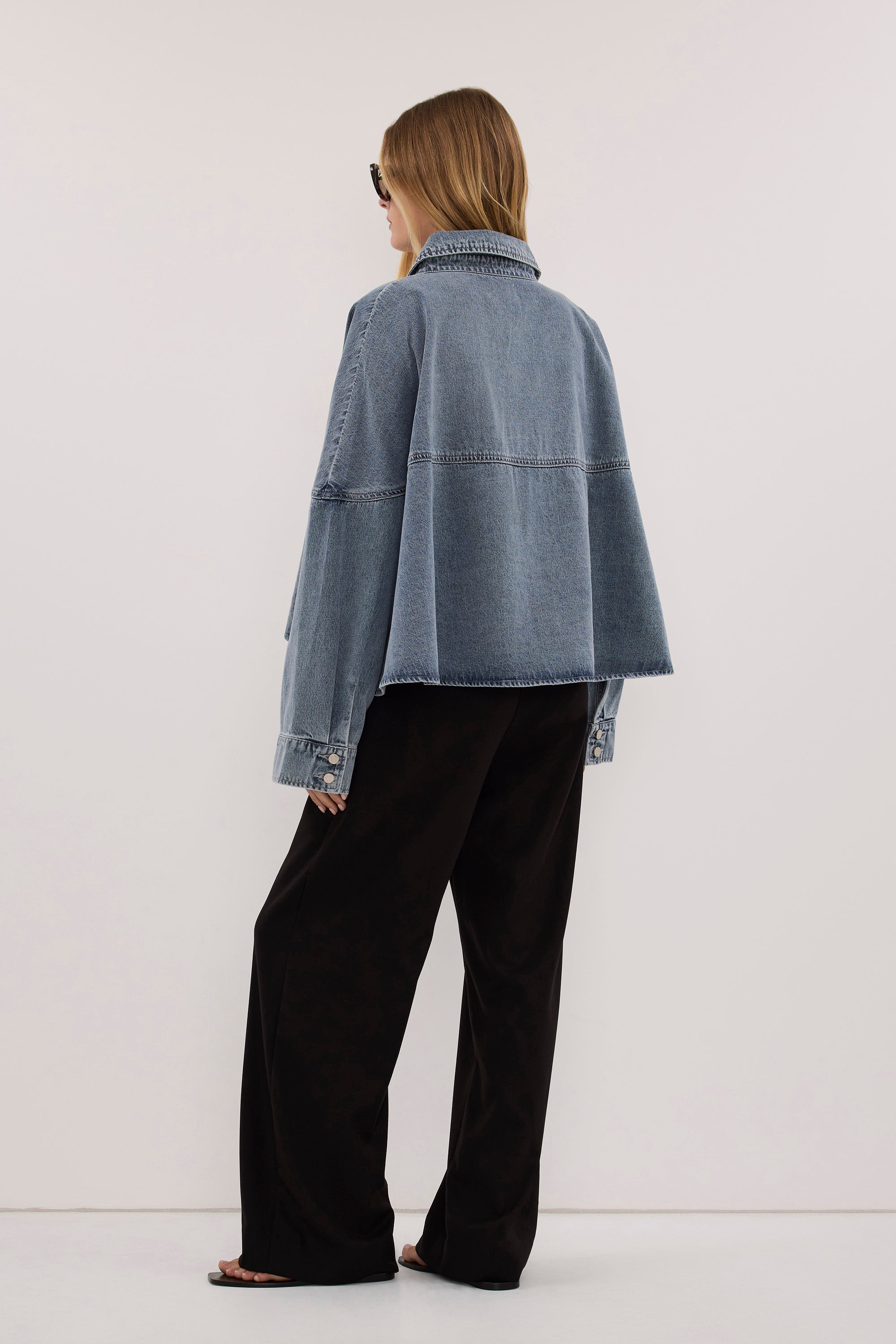 BROOKE CLASSIC BLUE DENIM SHIRT