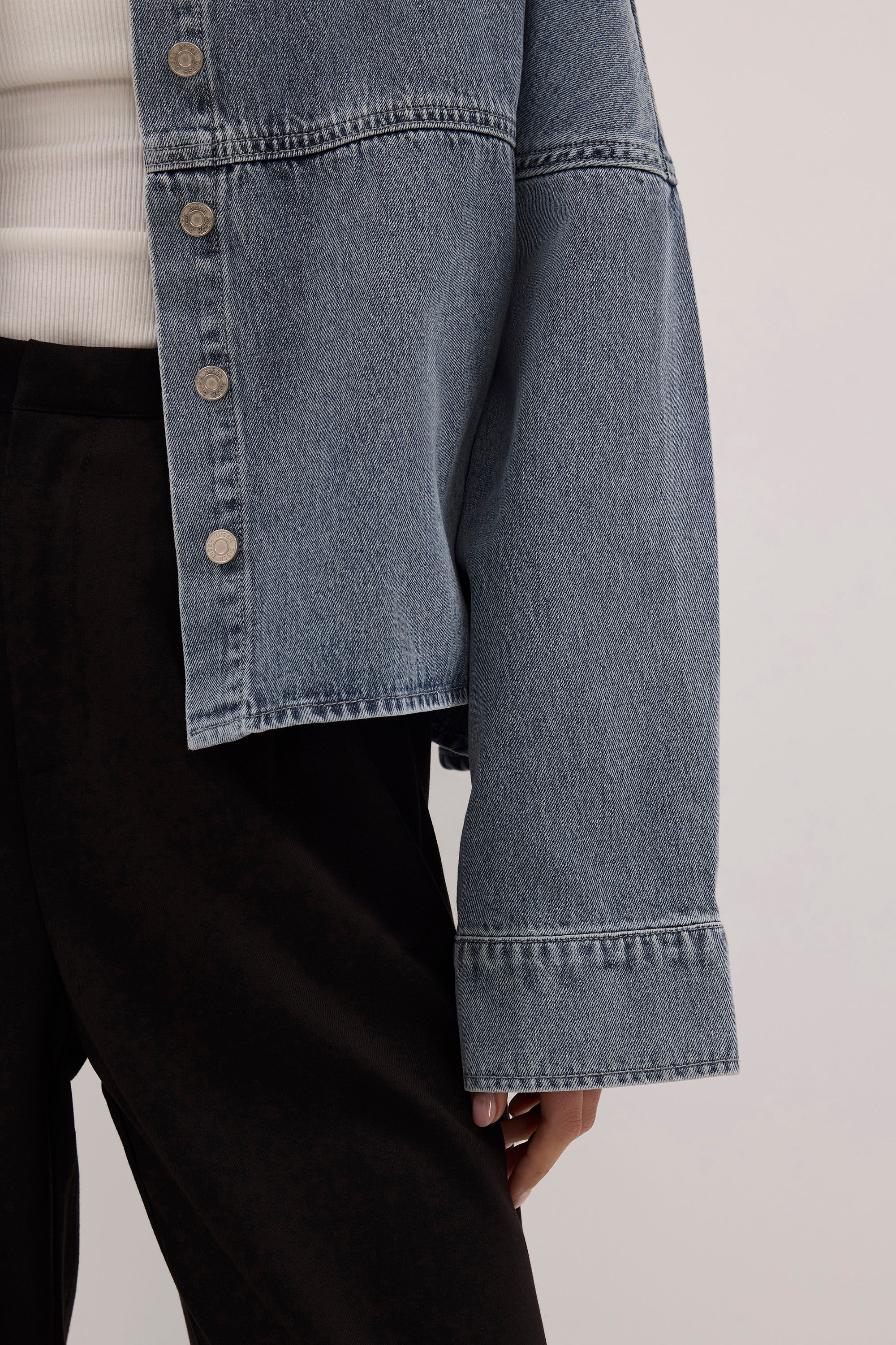BROOKE CLASSIC BLUE DENIM SHIRT
