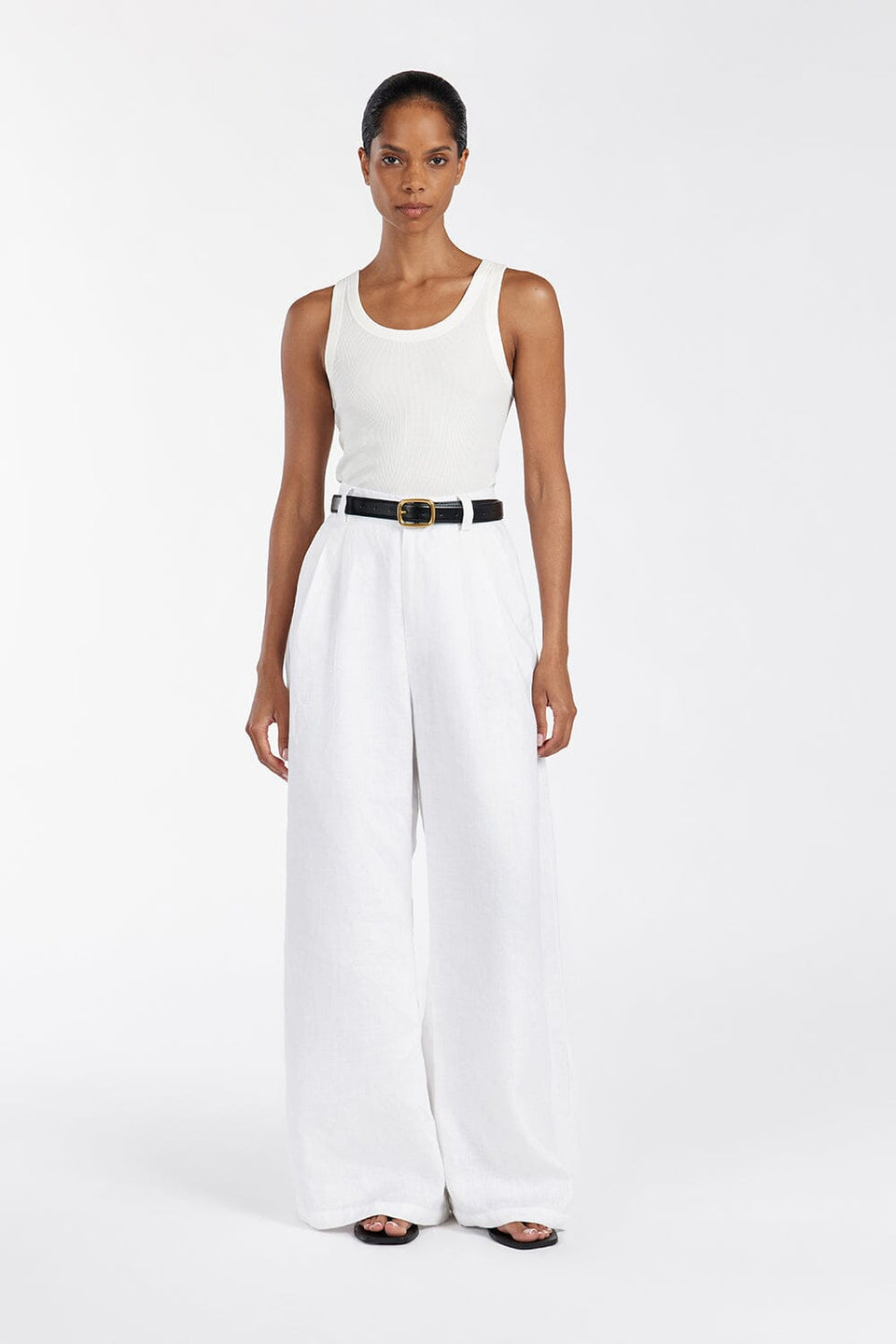 LEE OFF WHITE KNIT TANK Clothing DISSH Boutiques XS OFF WHITE 