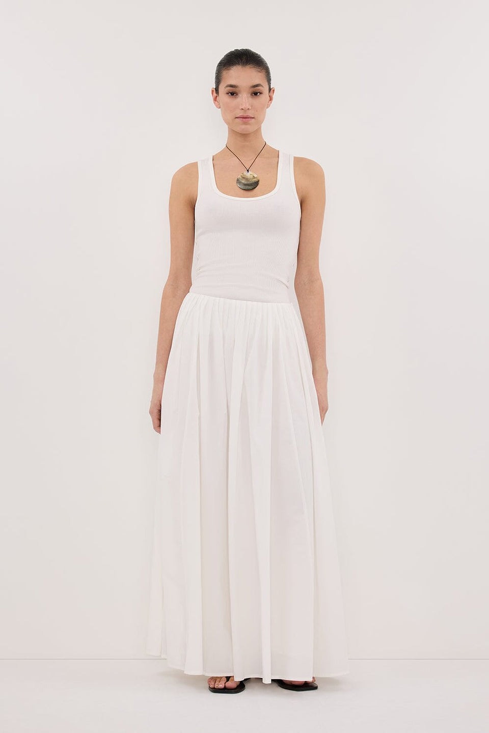 THEO 2.0 OFF WHITE TANK Clothing DISSH Boutiques 