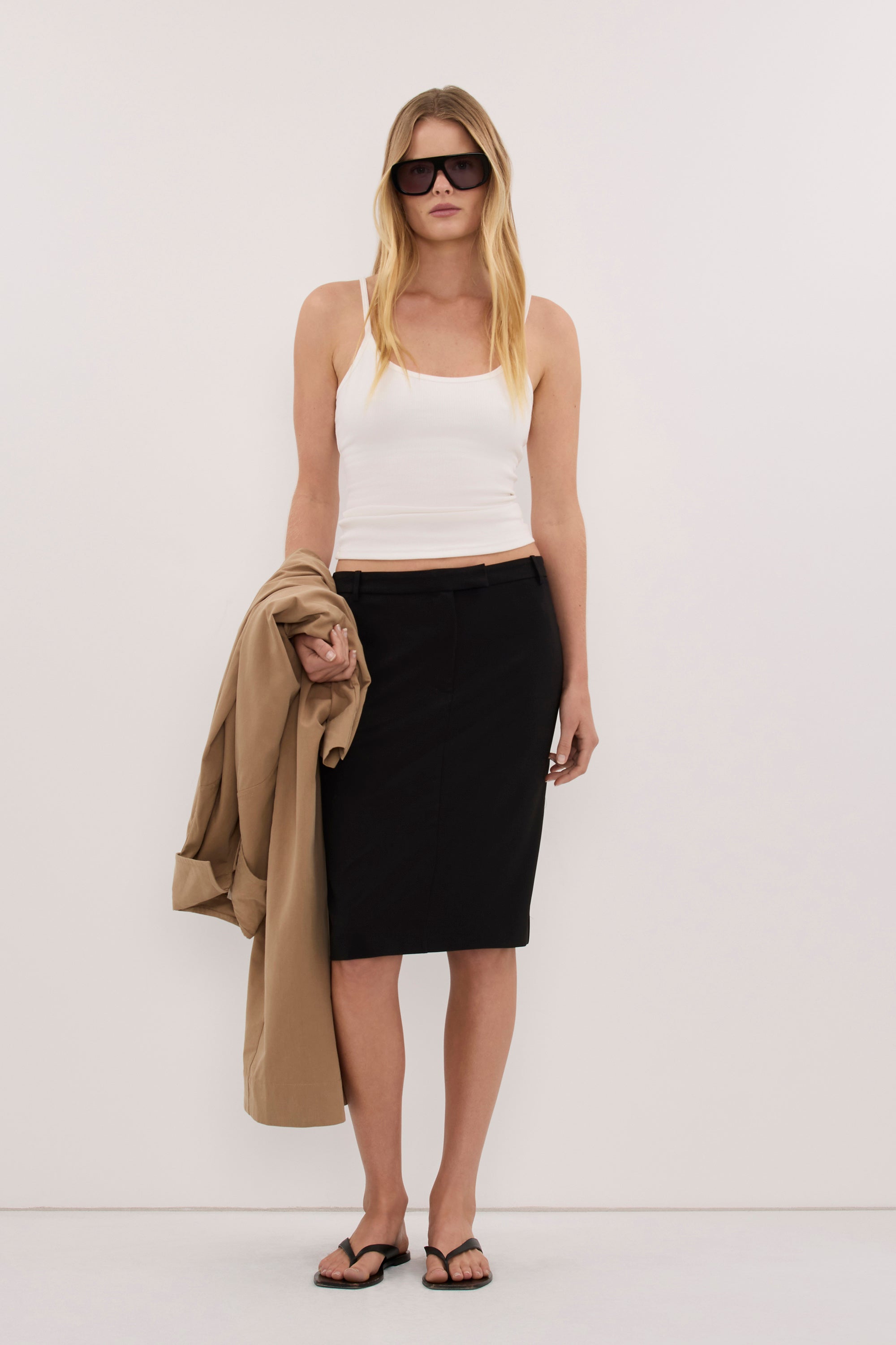 GEORGINA OFF WHITE TANK
