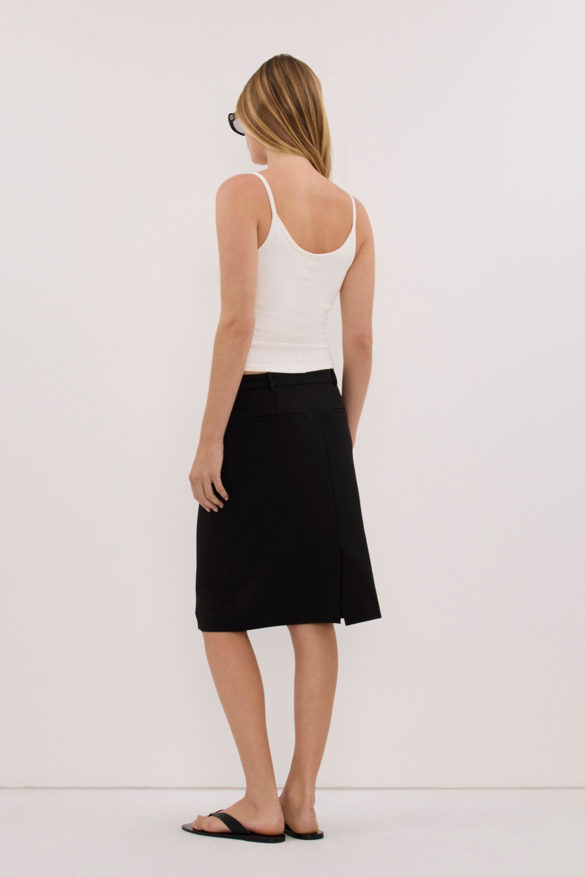 GEORGINA OFF WHITE TANK