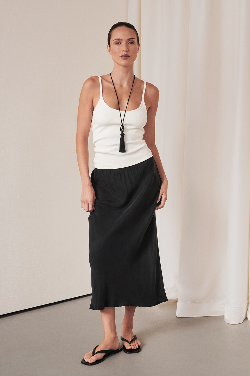 GEORGINA OFF WHITE TANK