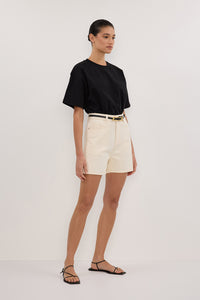 FINN CREAM DENIM SHORT