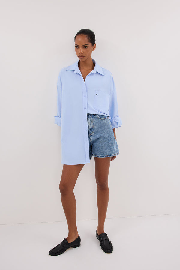 FINN MEDIUM BLUE DENIM SHORT