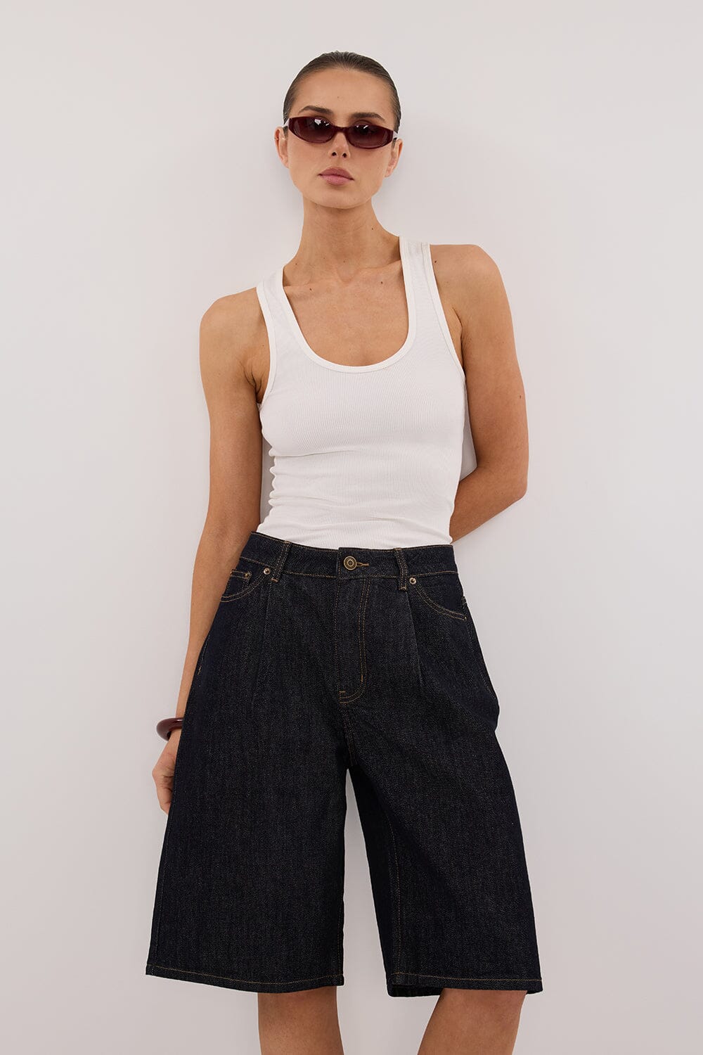 JACK RAW INDIGO DENIM BERMUDA SHORT Clothing DISSH Boutiques 