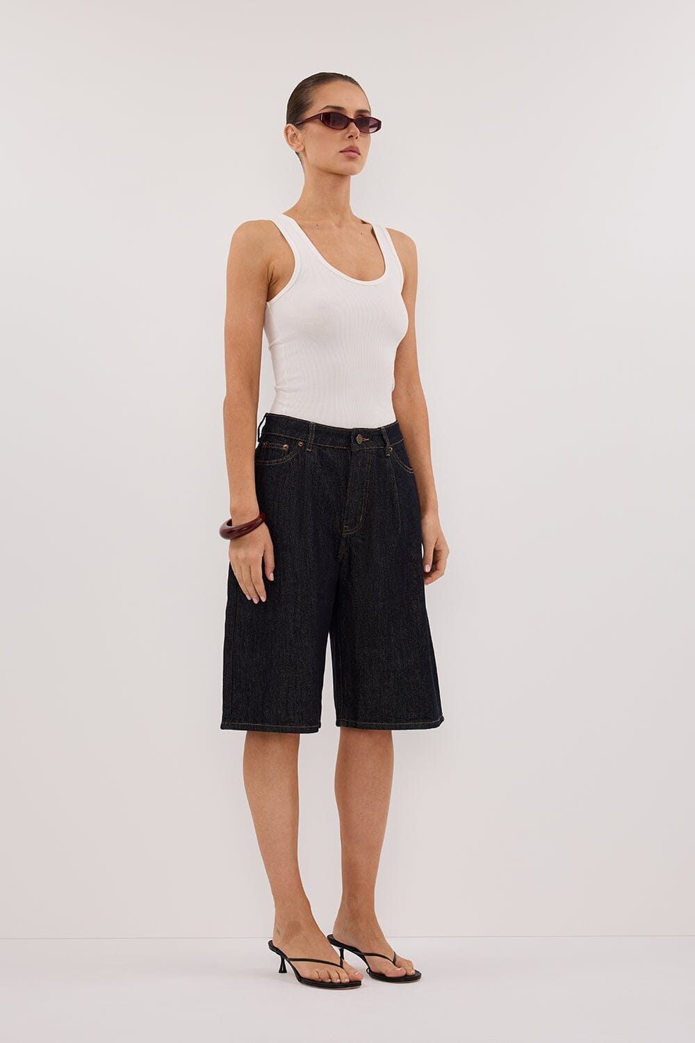 JACK RAW INDIGO DENIM BERMUDA SHORT Clothing DISSH Boutiques 