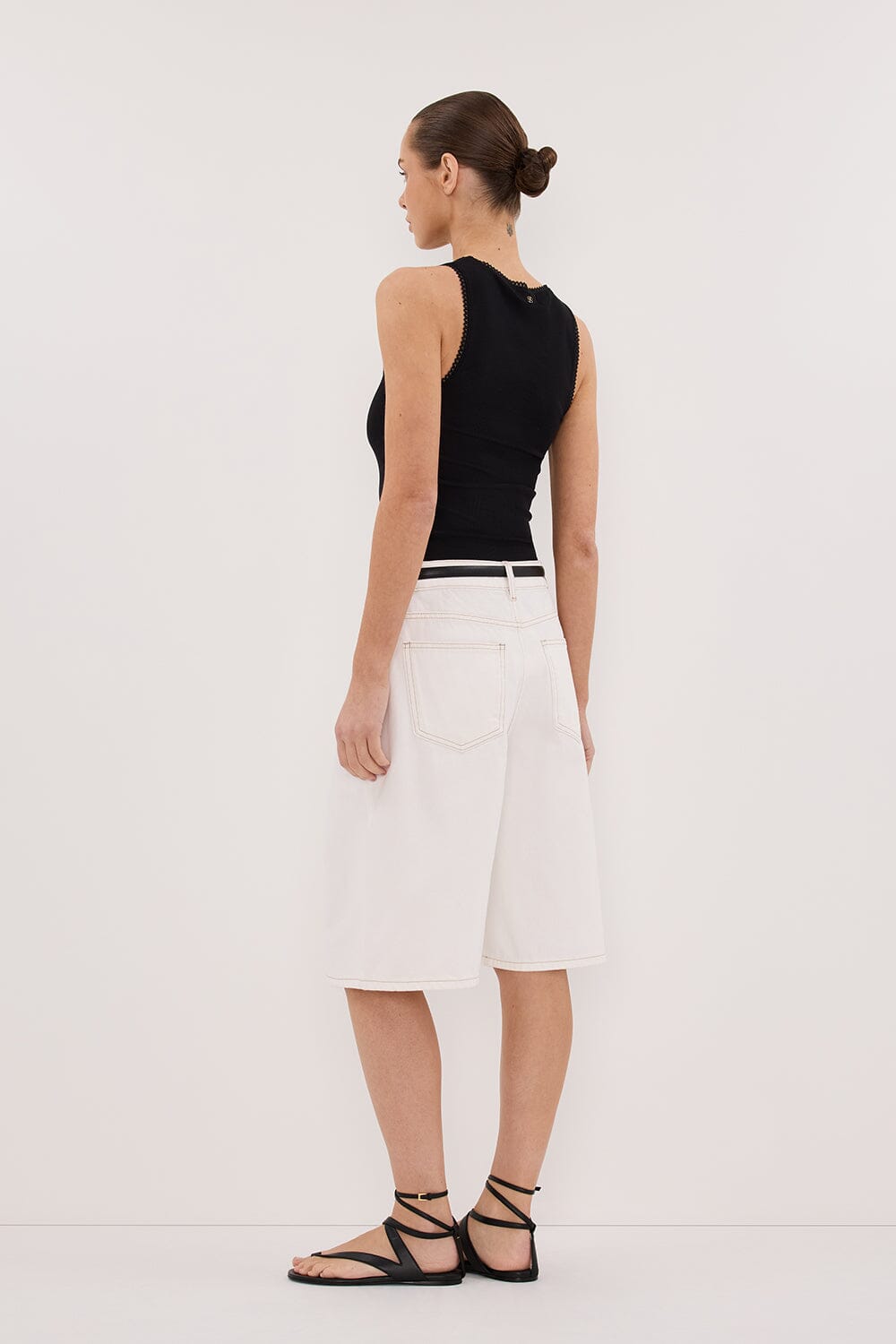 JACK WHITE DENIM BERMUDA SHORT