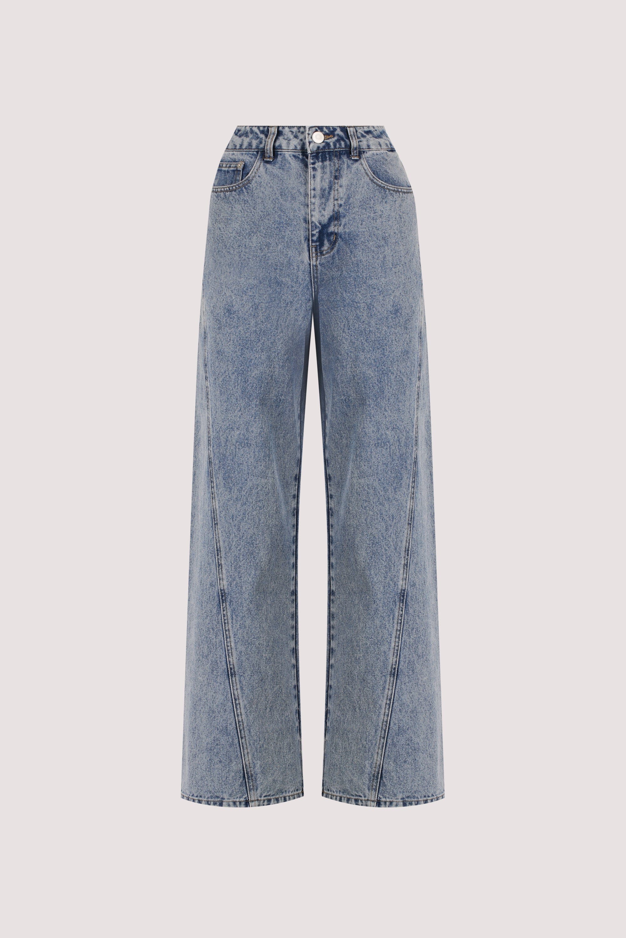 CARSON MID BLUE WIDE LEG JEAN Clothing DISSH Boutiques 