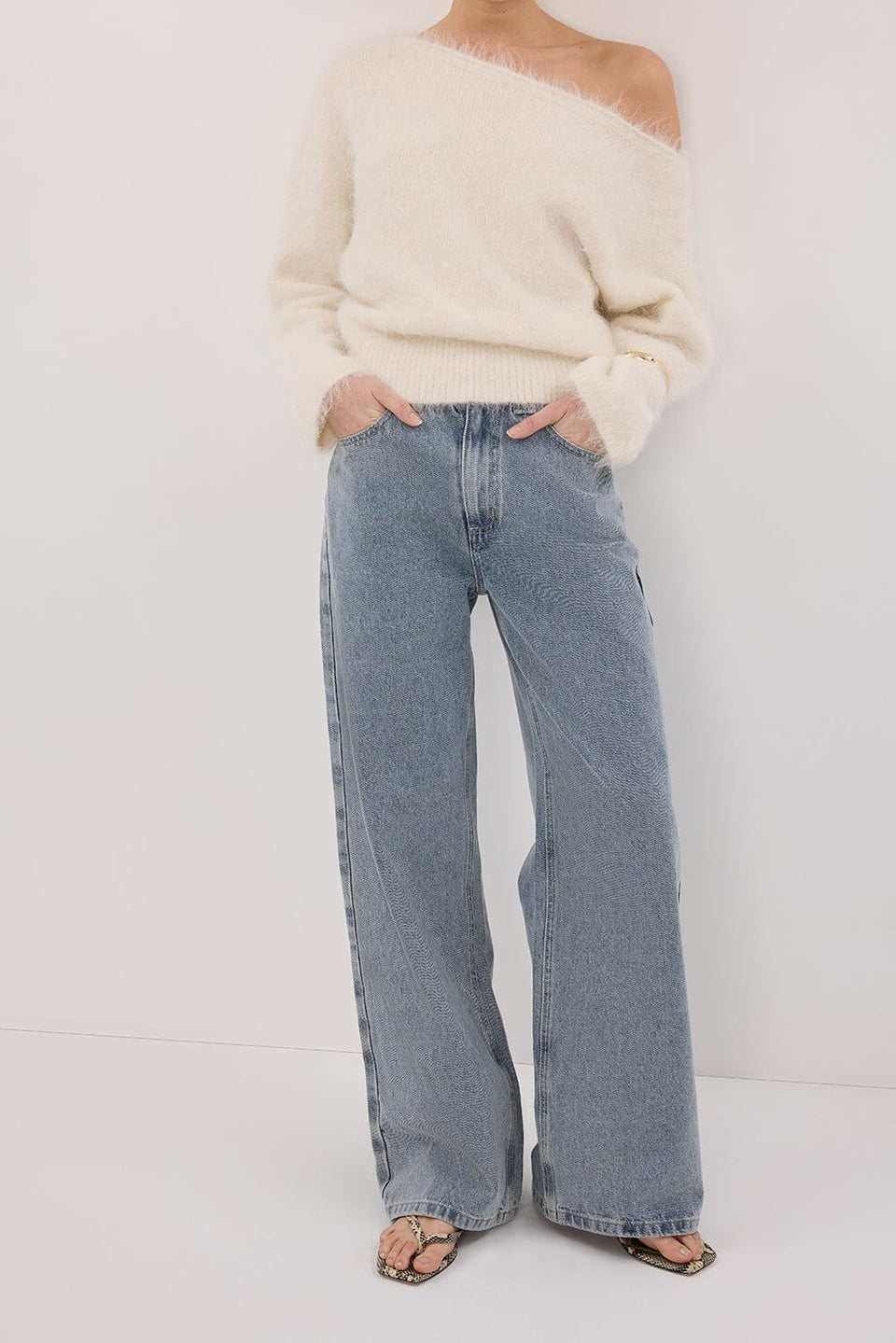 REAGAN 2.0 LIGHT BLUE TALL SLOUCHY JEAN Clothing DISSH Boutiques 