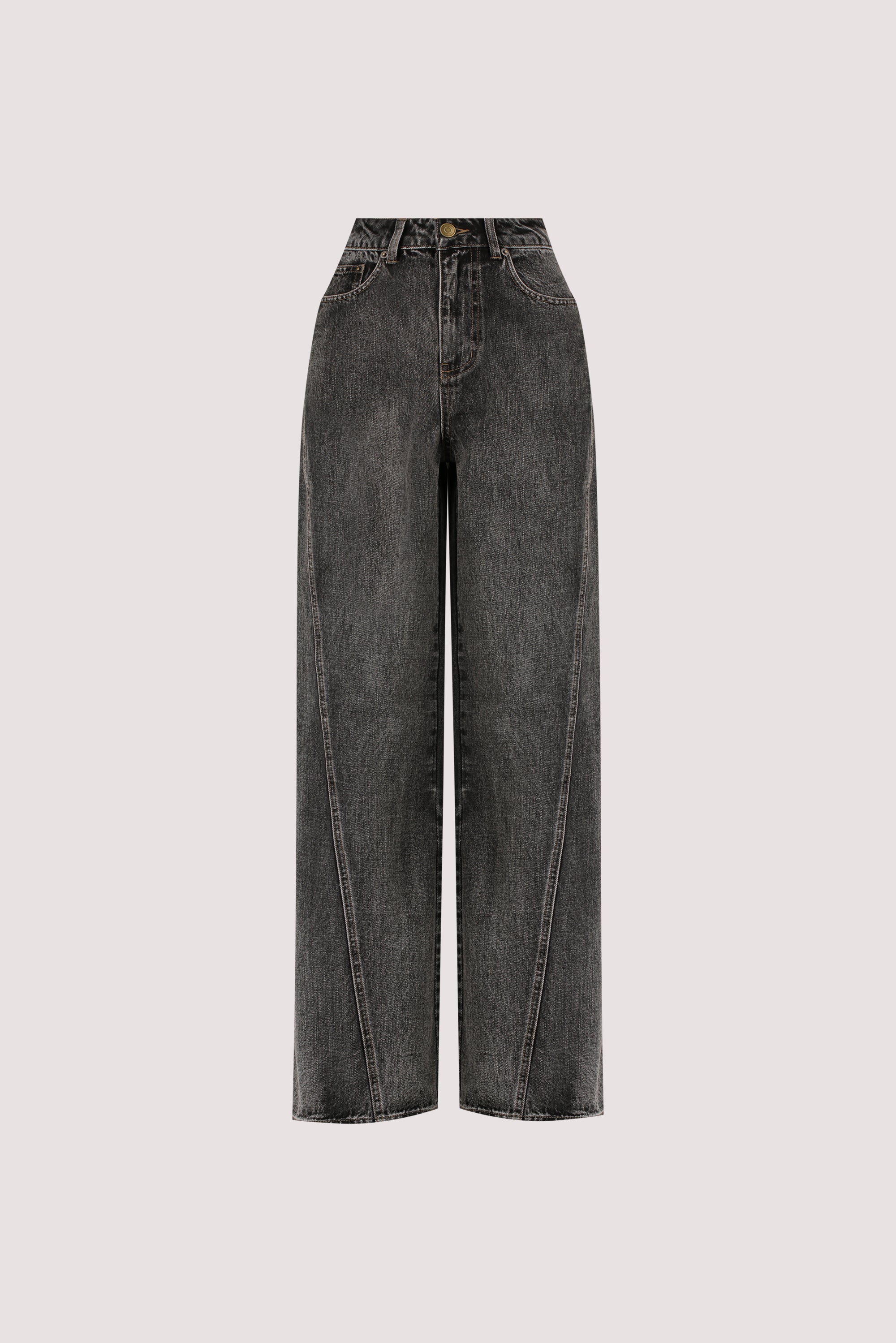 CARSON WASHED BLACK TALL WIDE LEG JEAN